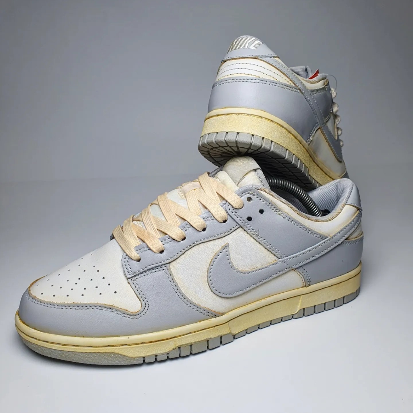 Nike Dunk Low Retro Grey Fog 착용 스타일 - 1