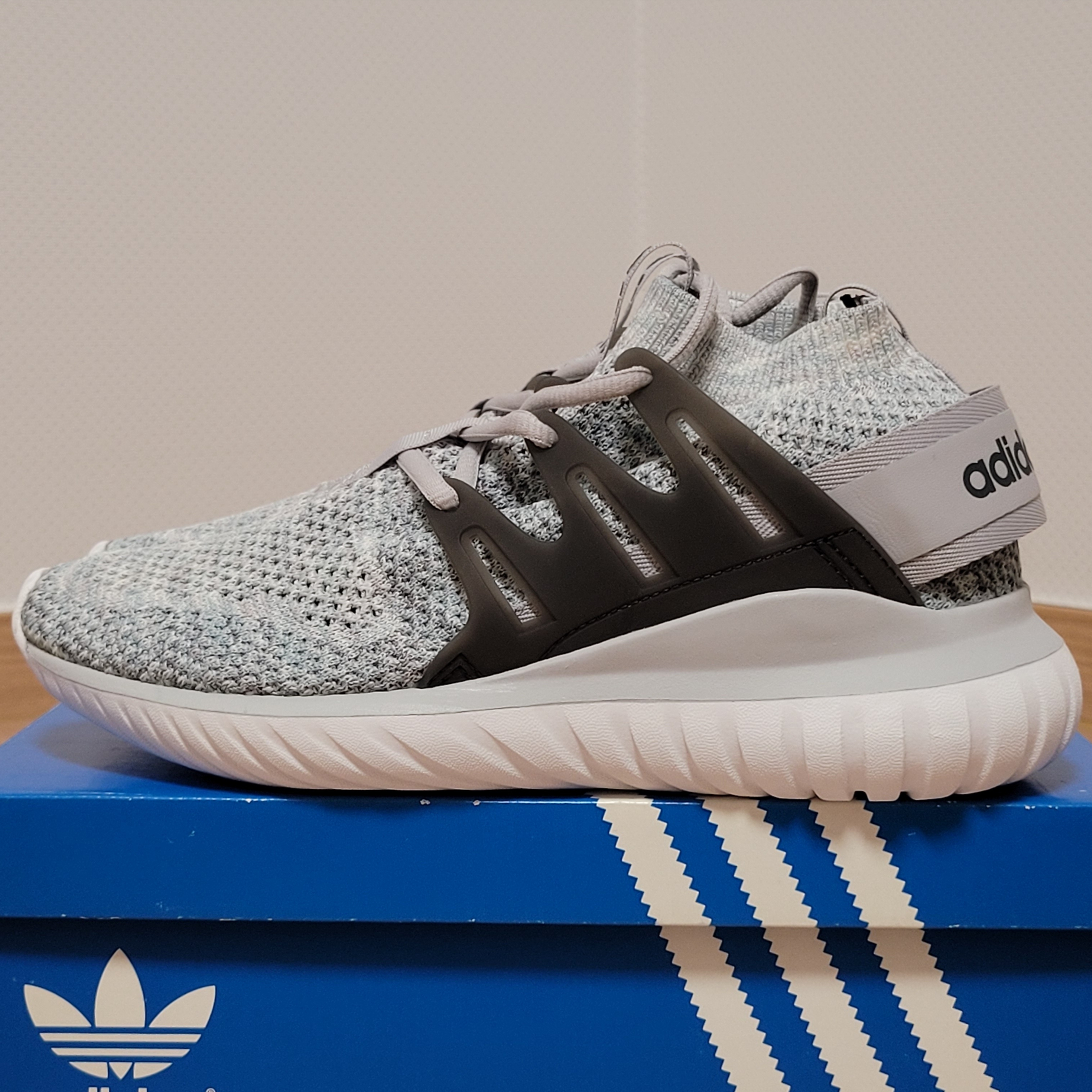 Adidas Tubular Nova Primeknit Tactile Green 착용 스타일 - 1