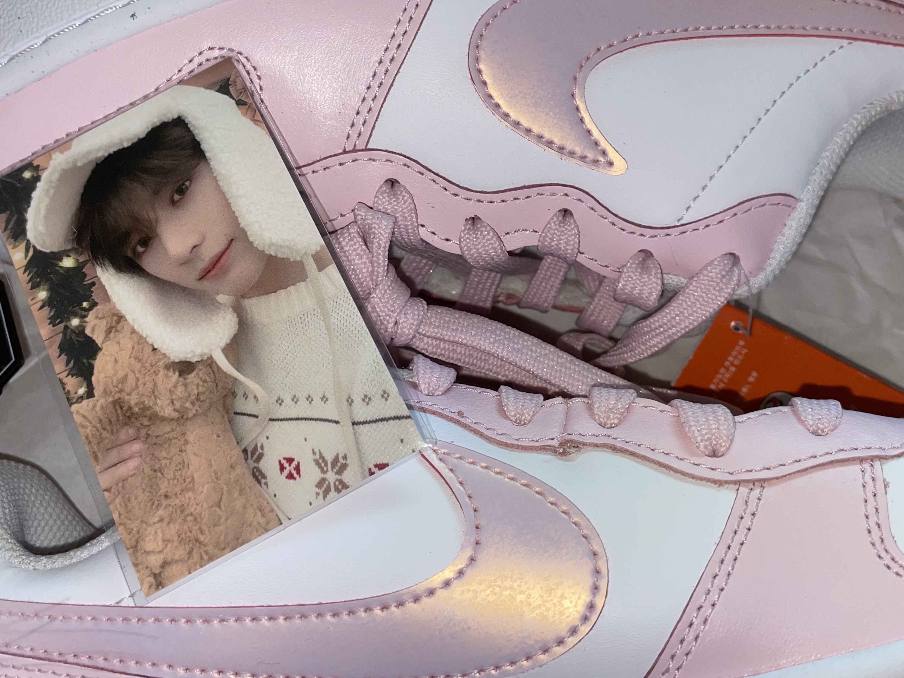 (GS) Nike Court Borough 2 SE White Pink Foam 착용 스타일