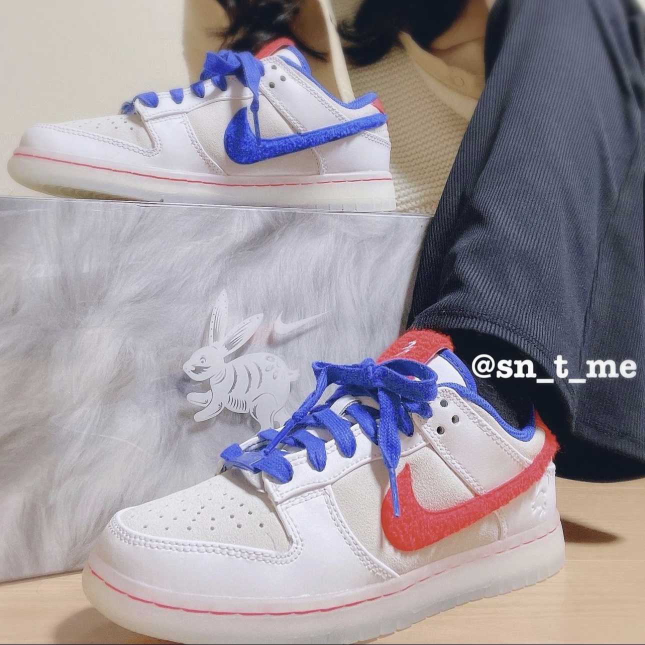Nike Dunk Low Retro PRM Year of The Rabbit 착용 스타일 - 5