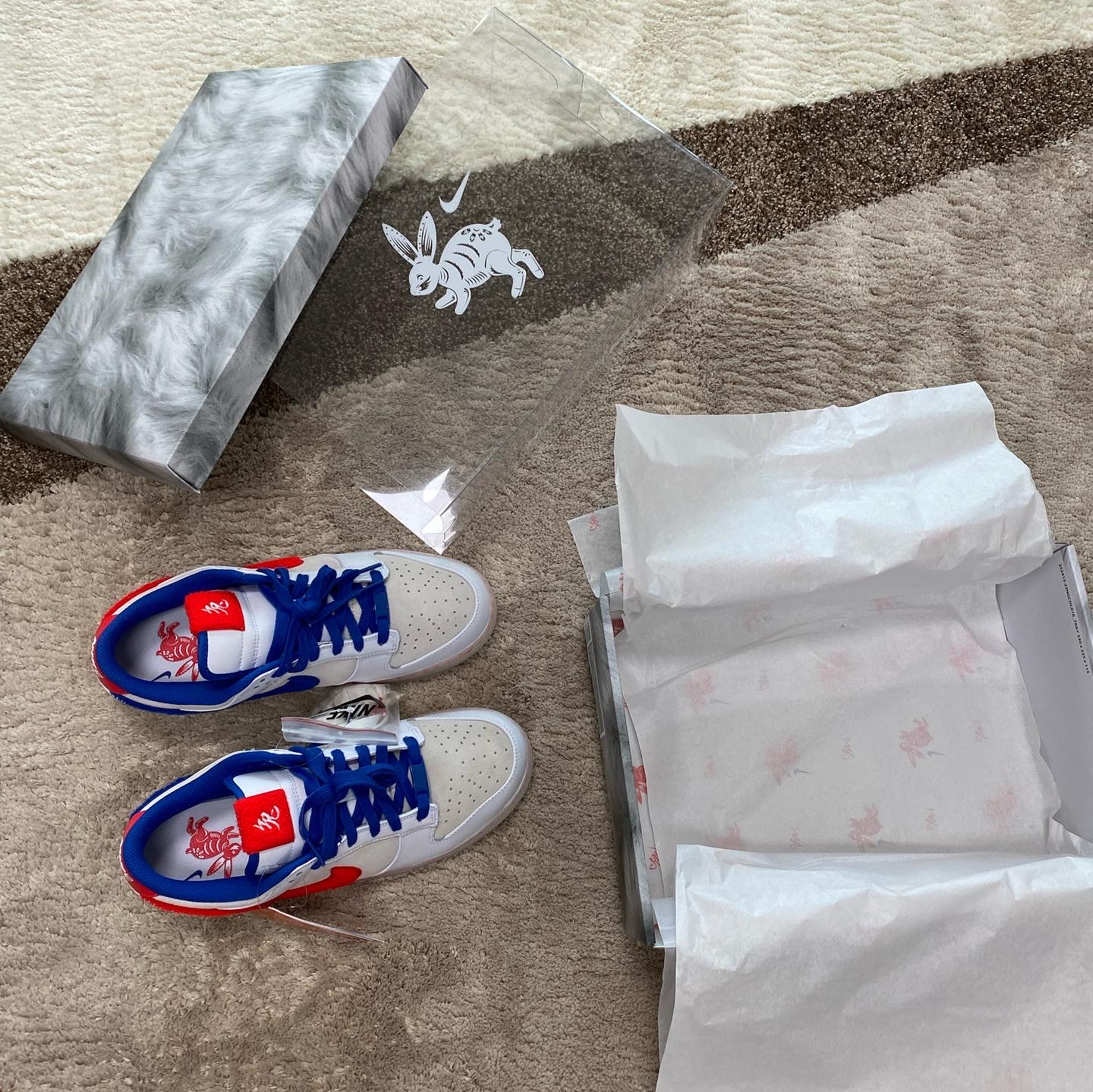 Nike Dunk Low Retro PRM Year of The Rabbit 착용 스타일 - 2