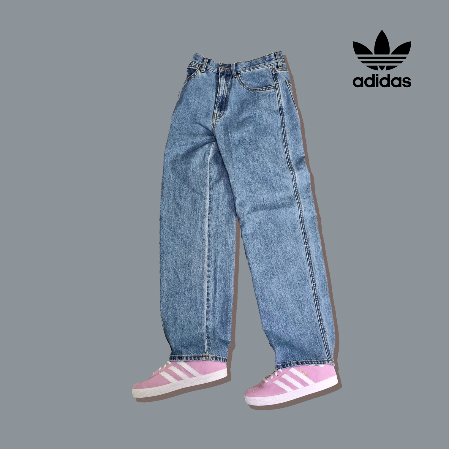 (J) Adidas Gazelle Bliss Lilac 착용 스타일 - 1