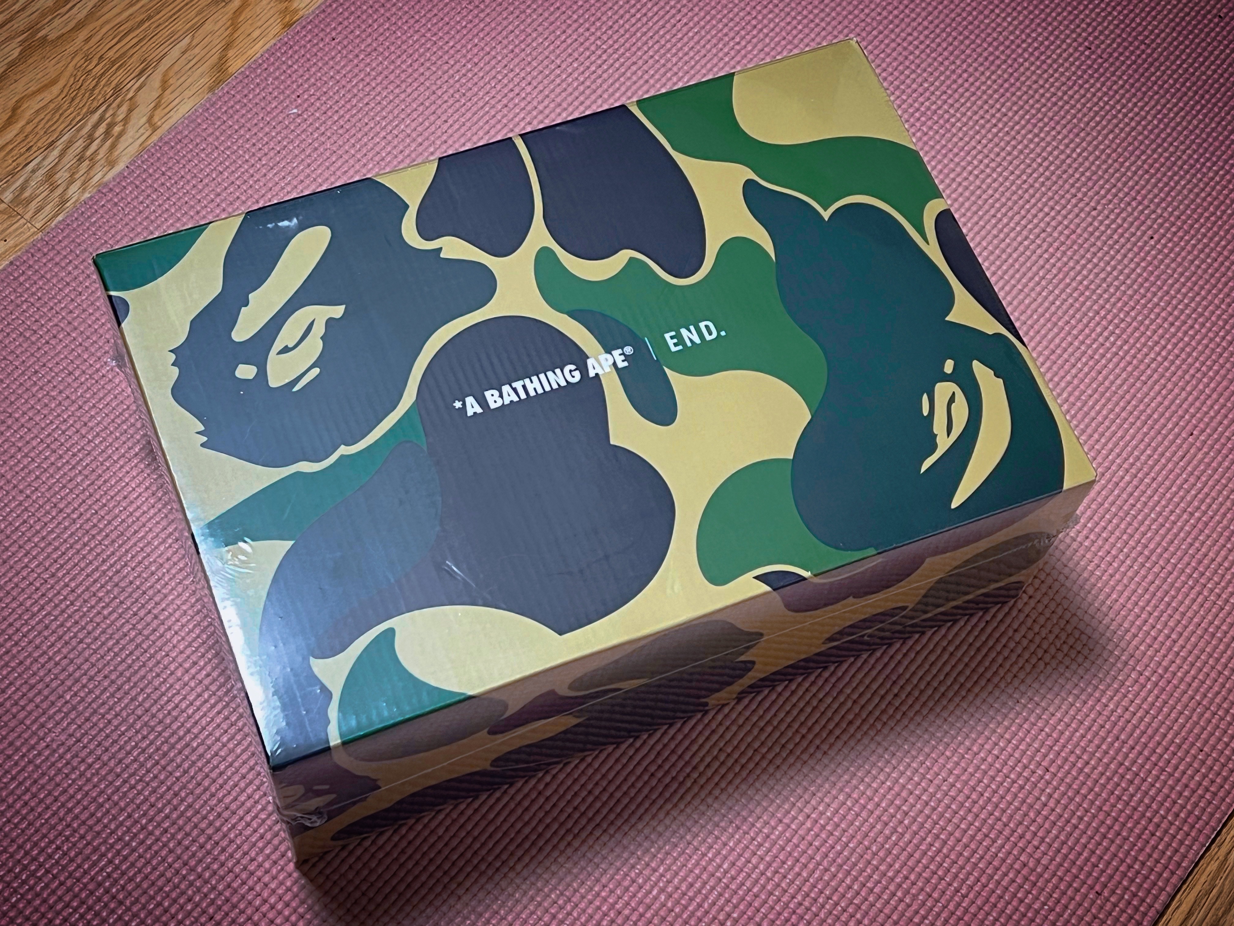 BAPE x END. Bape Sta Low M1 Bowling Green Red 착용 스타일 - 5