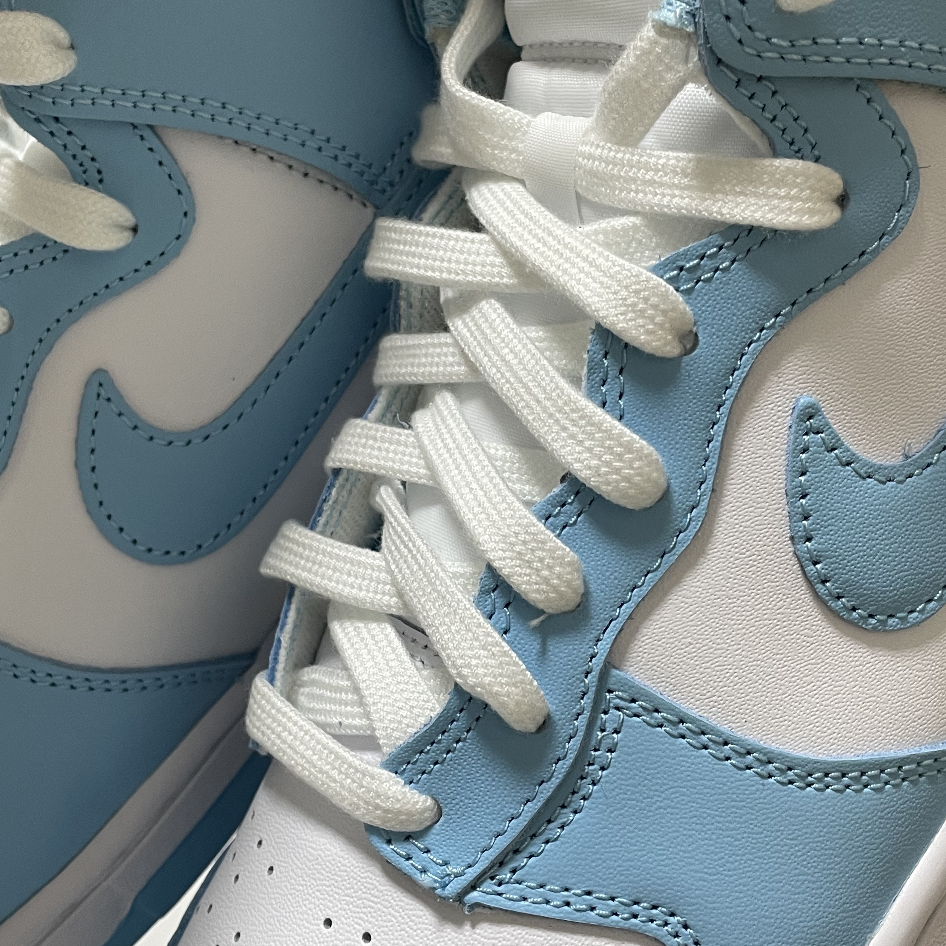 Nike Dunk High Retro Blue Chill 착용 스타일 - 1