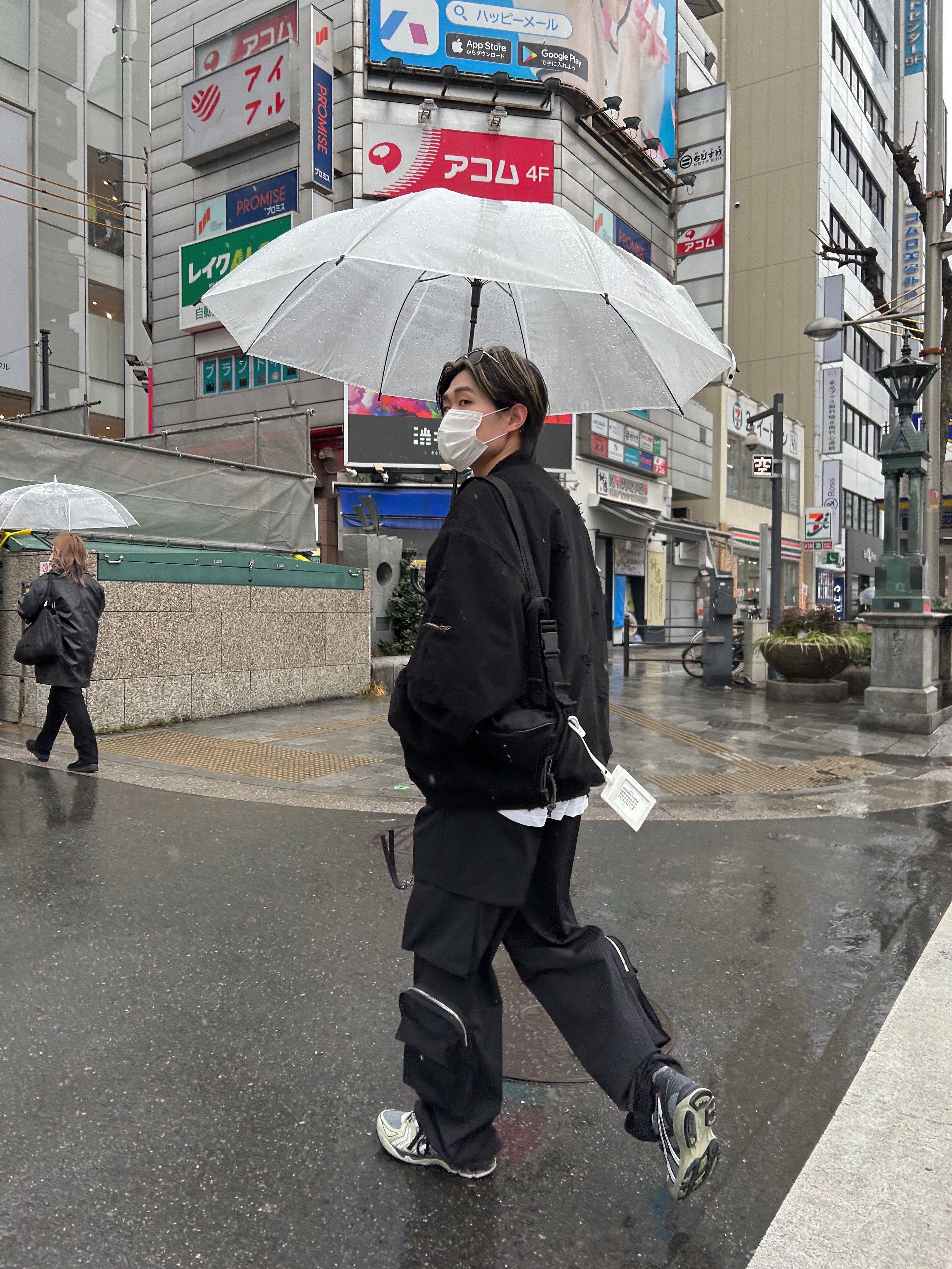 Undermycar Dtrange Dead Starange Destroyed Bomber Obsidian - 23SS, Asics UB1-S Gel-Kayano 14 Piedmont Grey 착용 스타일 - 5