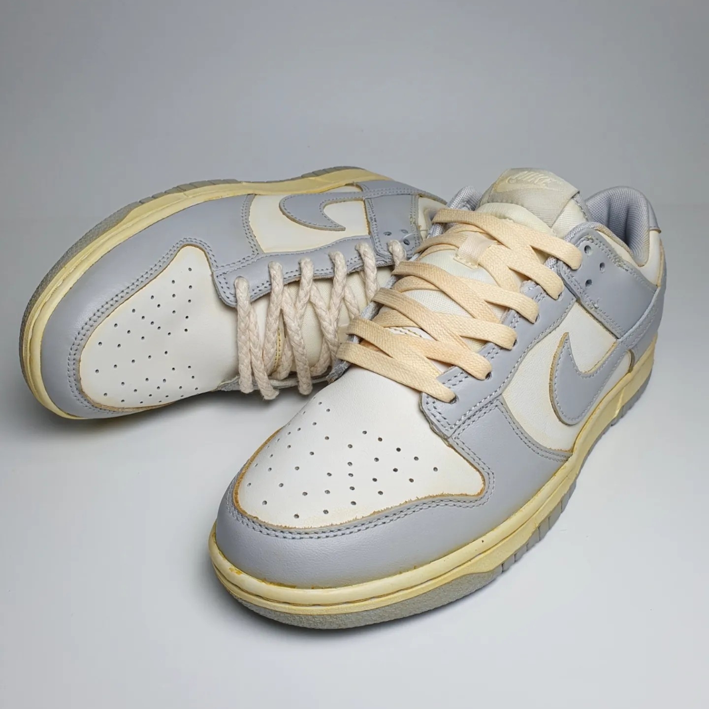 Nike Dunk Low Retro Grey Fog 착용 스타일 - 2