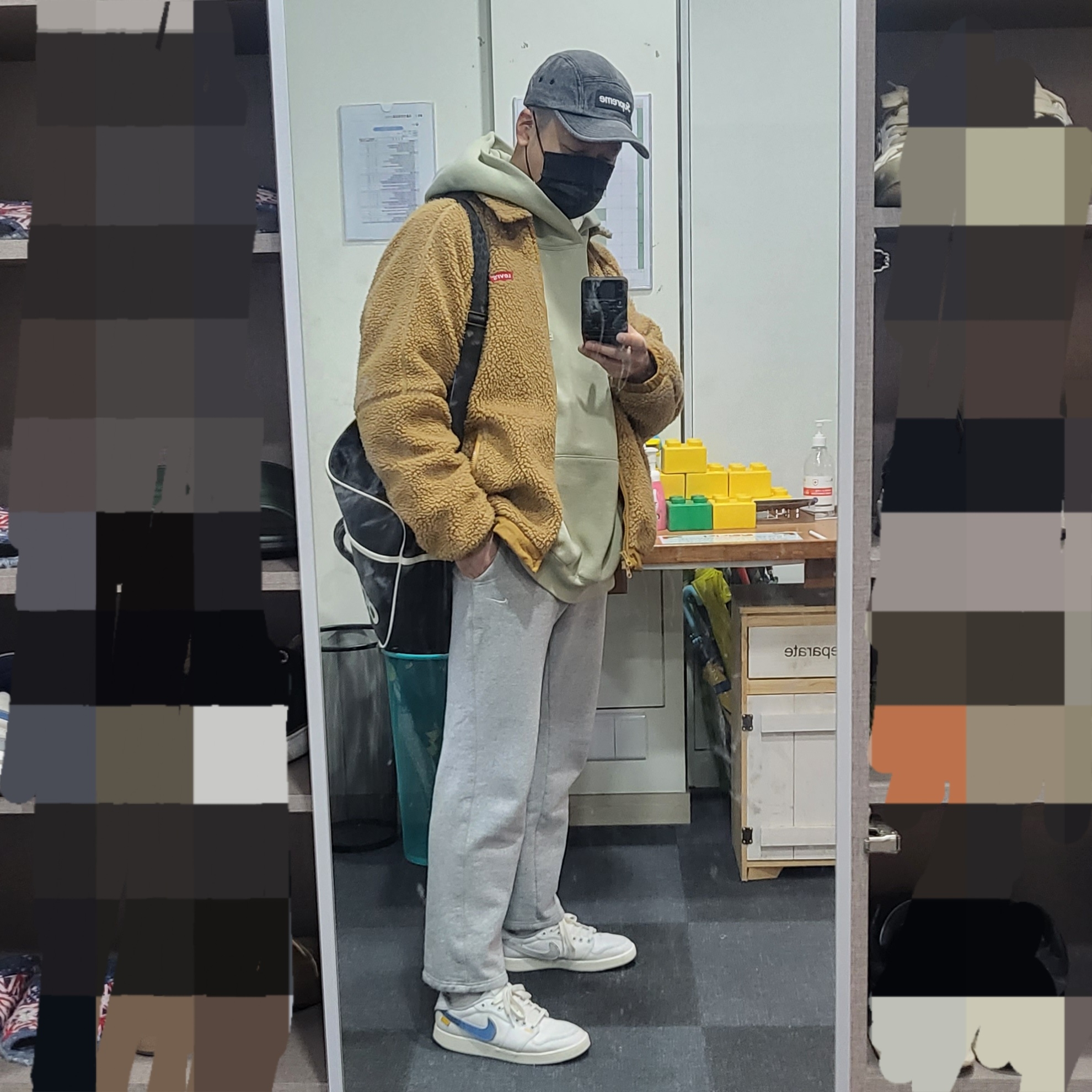 Jordan 1 x Union KO Low White, Essentials Hoodie Seafoam - 22SS 착용 스타일