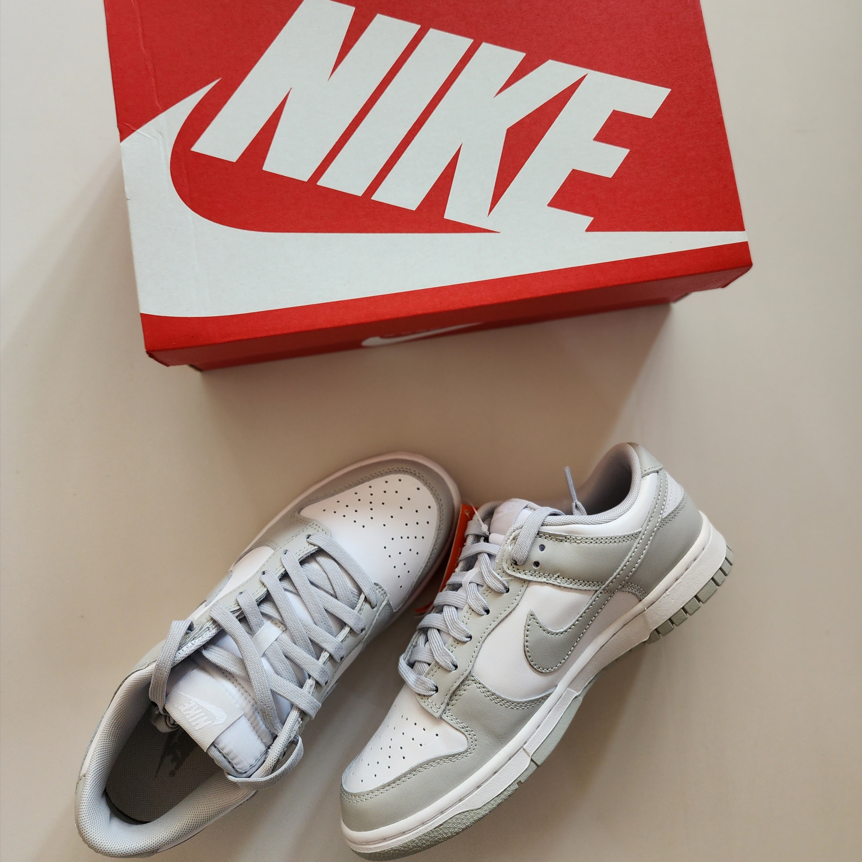 Nike Dunk Low Retro Grey Fog 착용 스타일 - 5