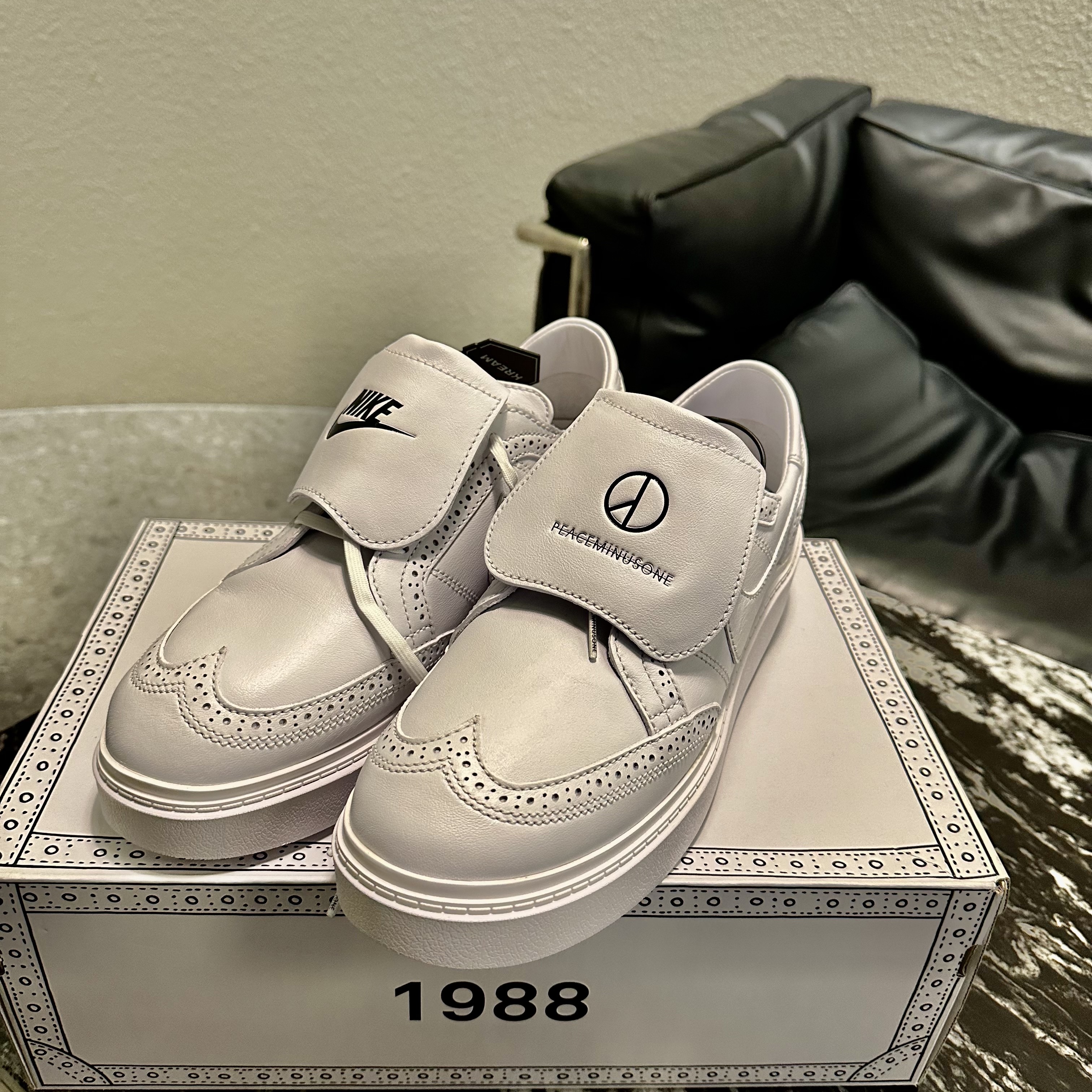 Nike x Peaceminusone Kwondo1 White 착용 스타일