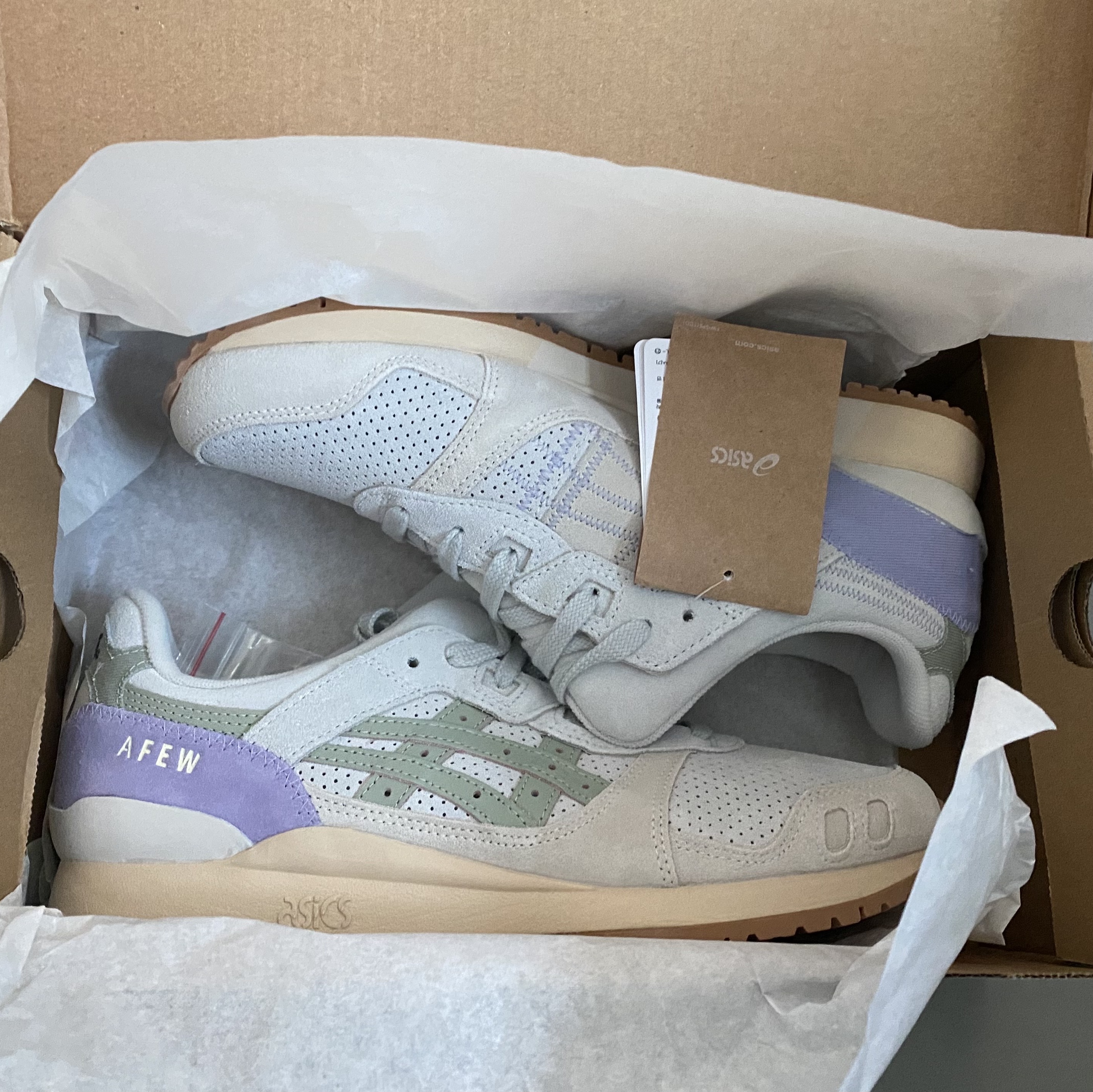 Asics x Afew Gel-Lyte III OG Polar Shade Seagrass 착용 스타일 - 1