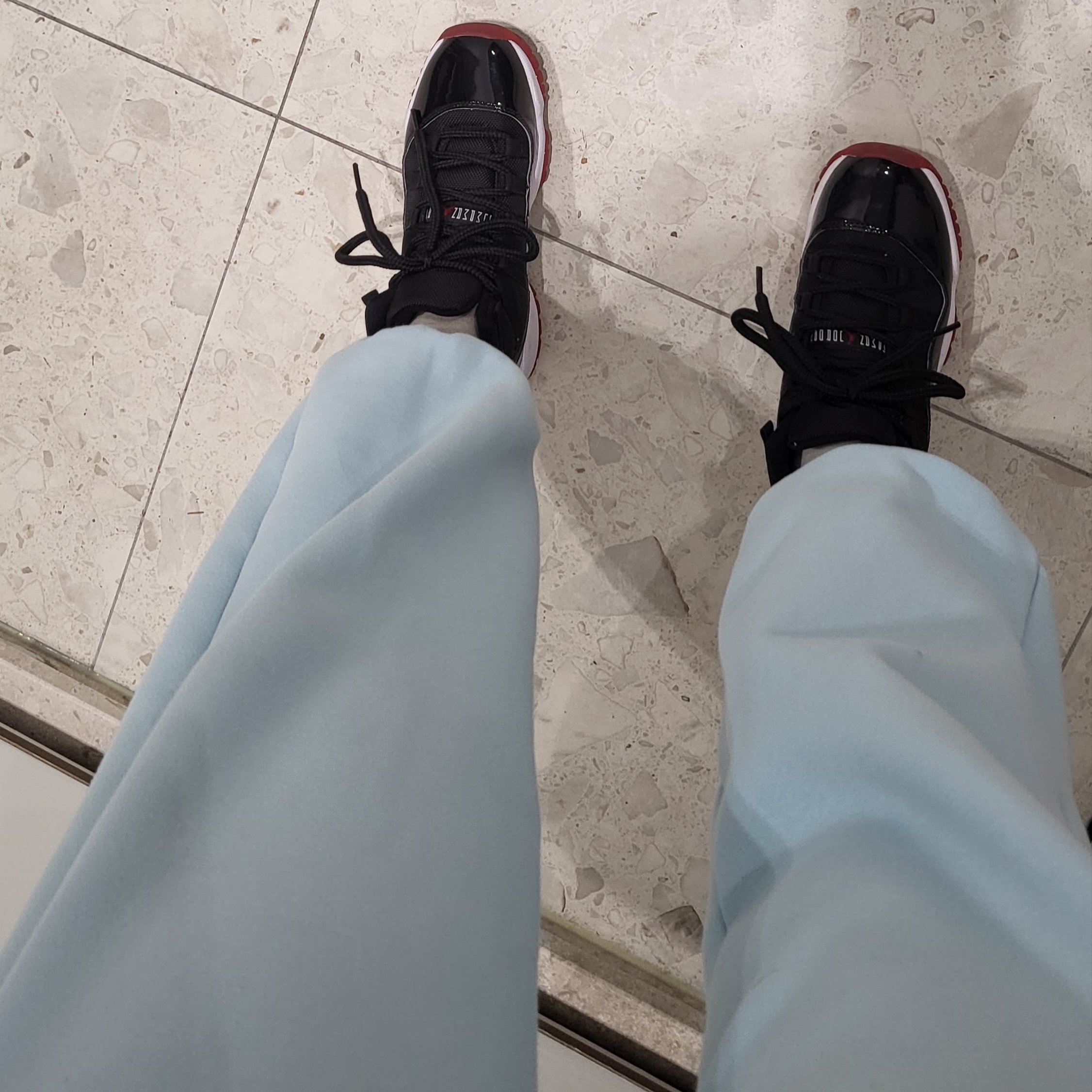 (GS) Jordan 11 Retro Bred 2019 착용 스타일 - 2