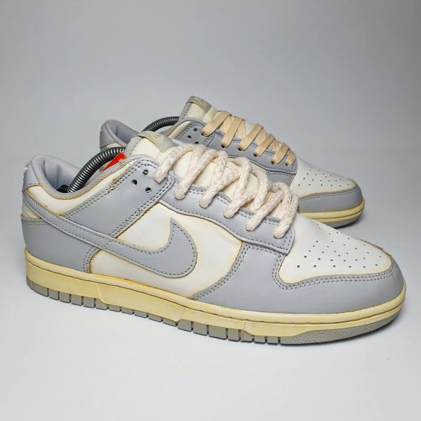 Nike Dunk Low Retro Grey Fog 착용 스타일 - 3