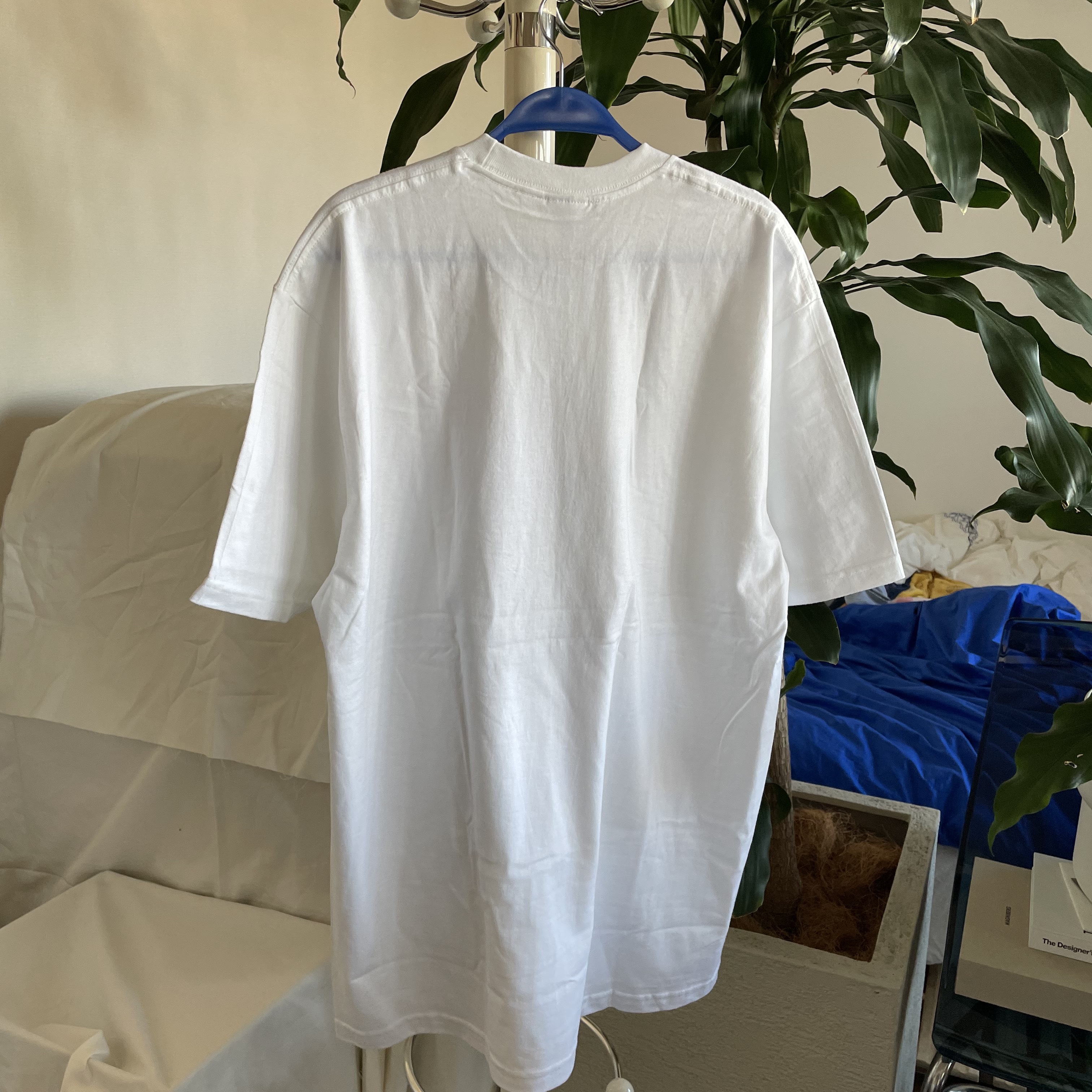 Supreme x Yohji Yamamoto Tekken T-Shirt White - 22FW 착용 스타일 - 5