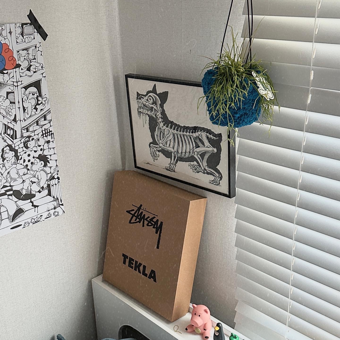Stussy x Tekla Percale Duvet Cover Berry (230x235cm) 착용 스타일 - 3