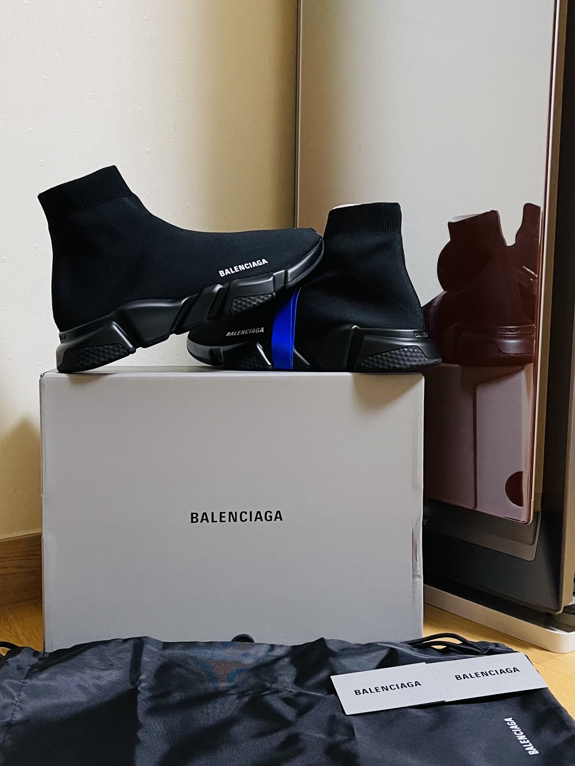 Balenciaga Speed Trainer Black 2021 착용 스타일