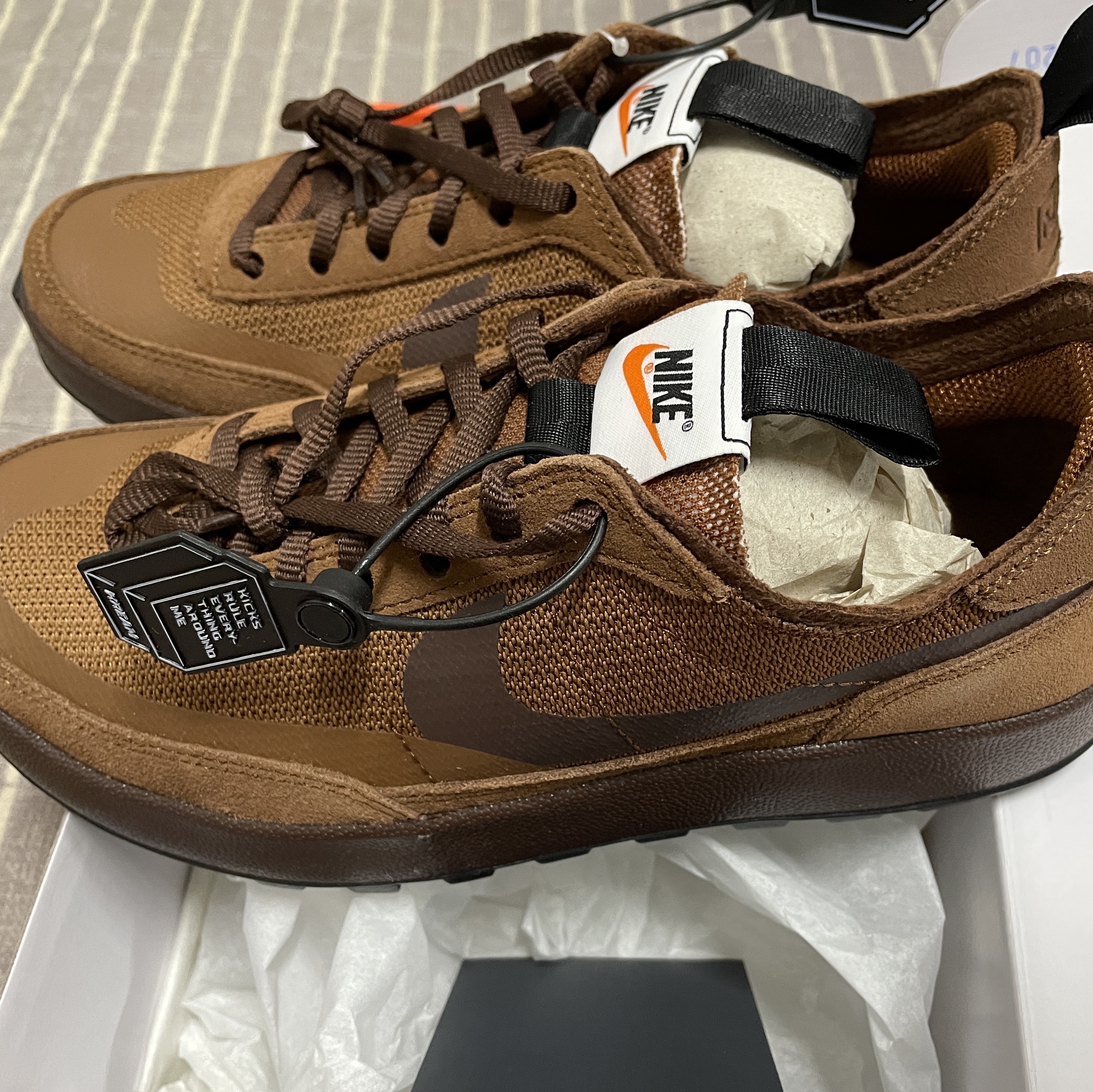 Nike x Tom Sachs General Purpose Shoe Brown 착용 스타일 - 3