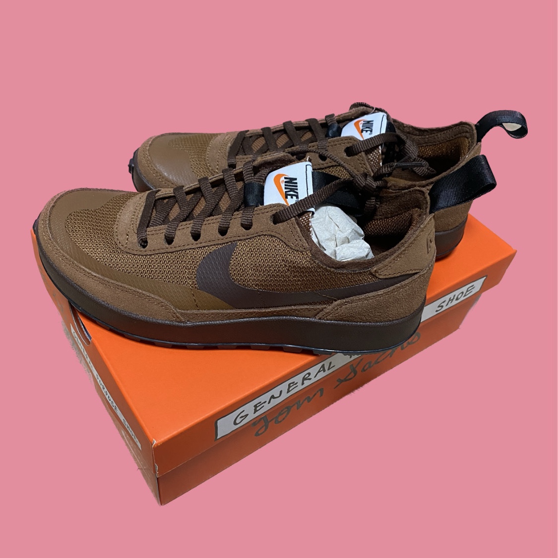 Nike x Tom Sachs General Purpose Shoe Brown 착용 스타일