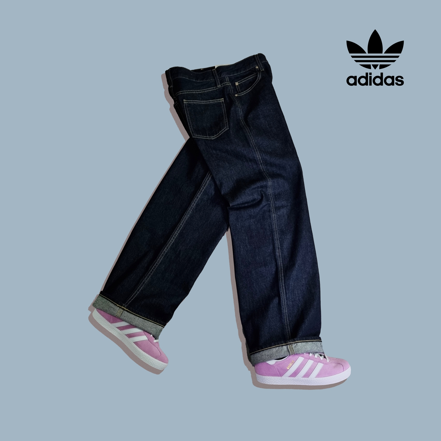 (J) Adidas Gazelle Bliss Lilac 착용 스타일