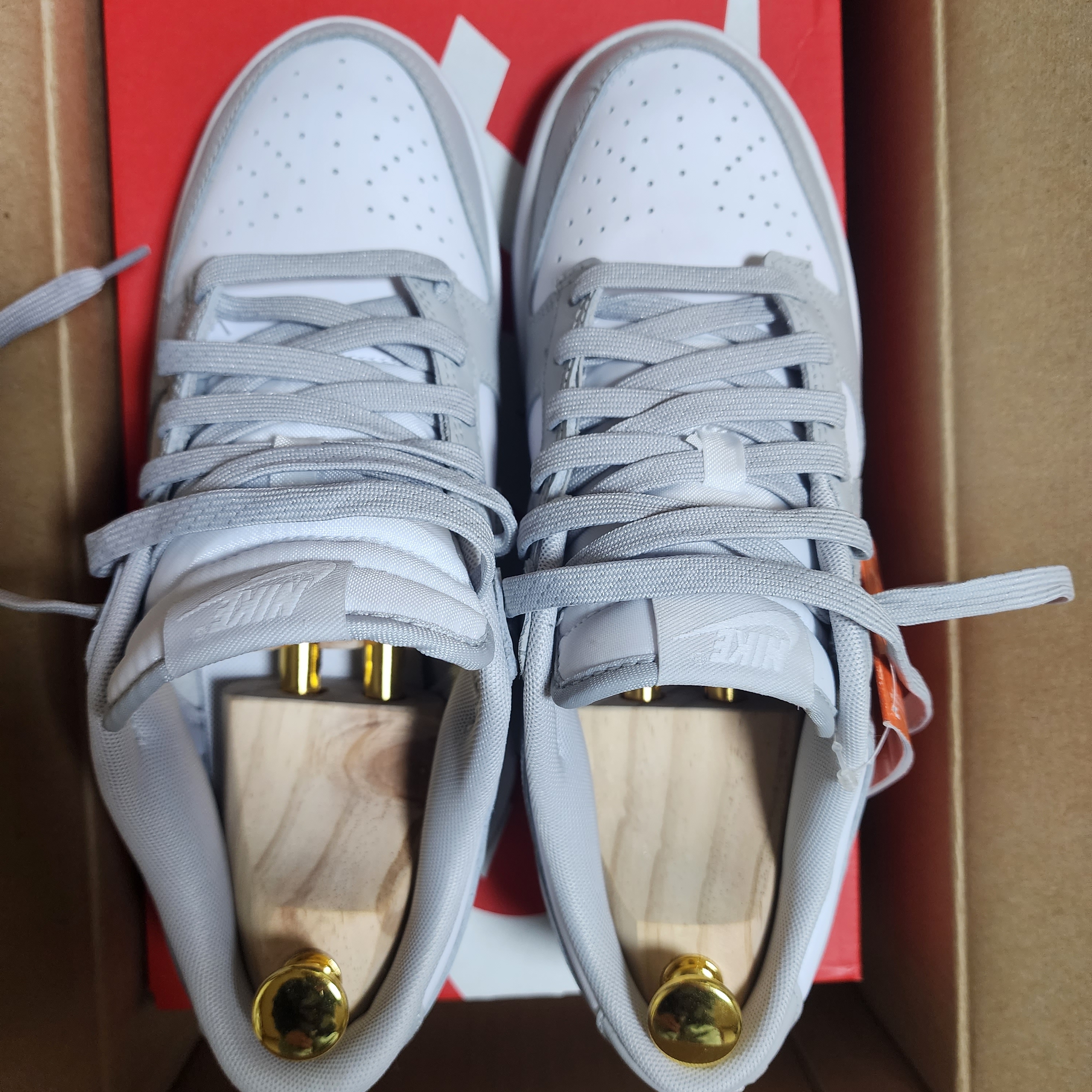 Nike Dunk Low Retro Grey Fog 착용 스타일 - 1