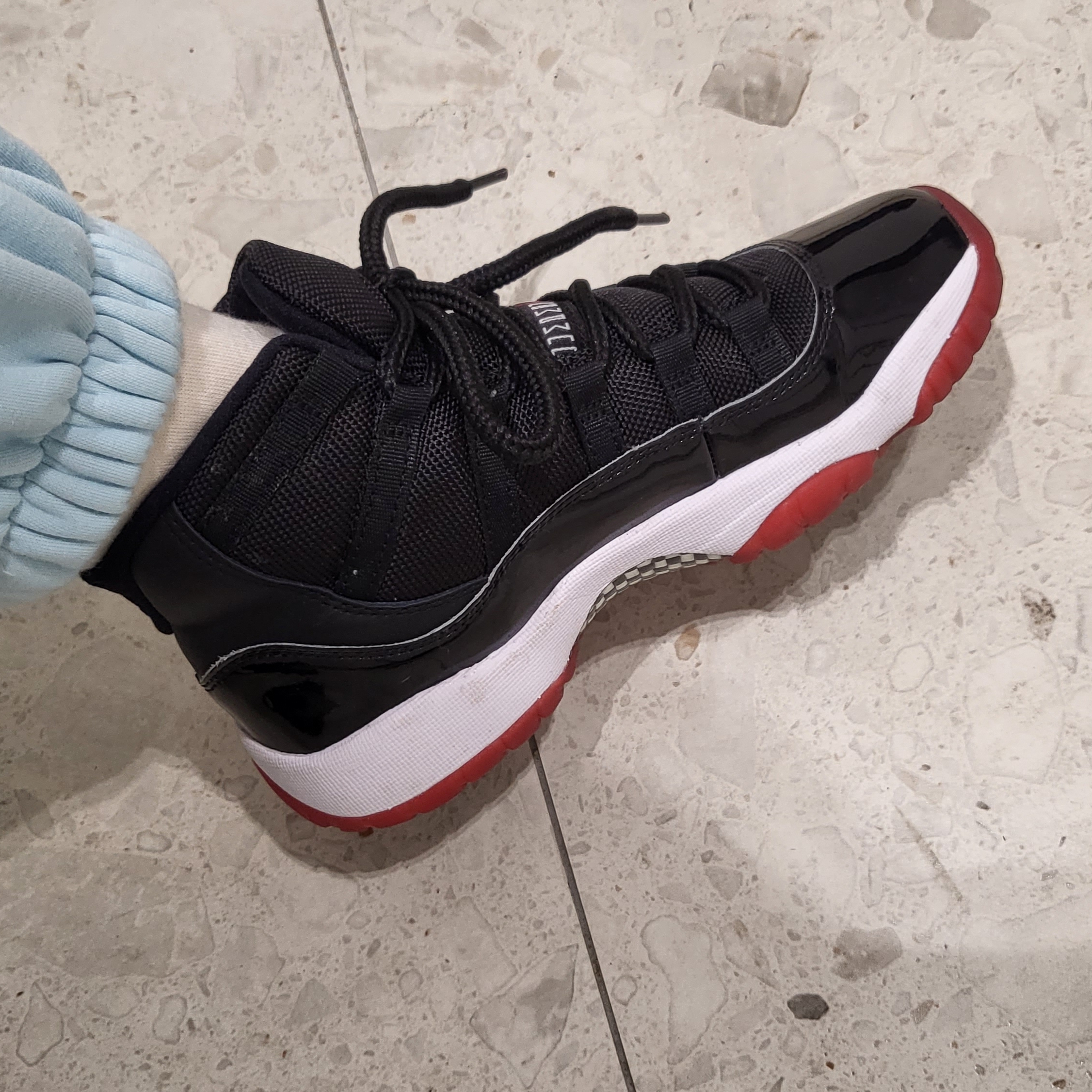 (GS) Jordan 11 Retro Bred 2019 착용 스타일 - 3