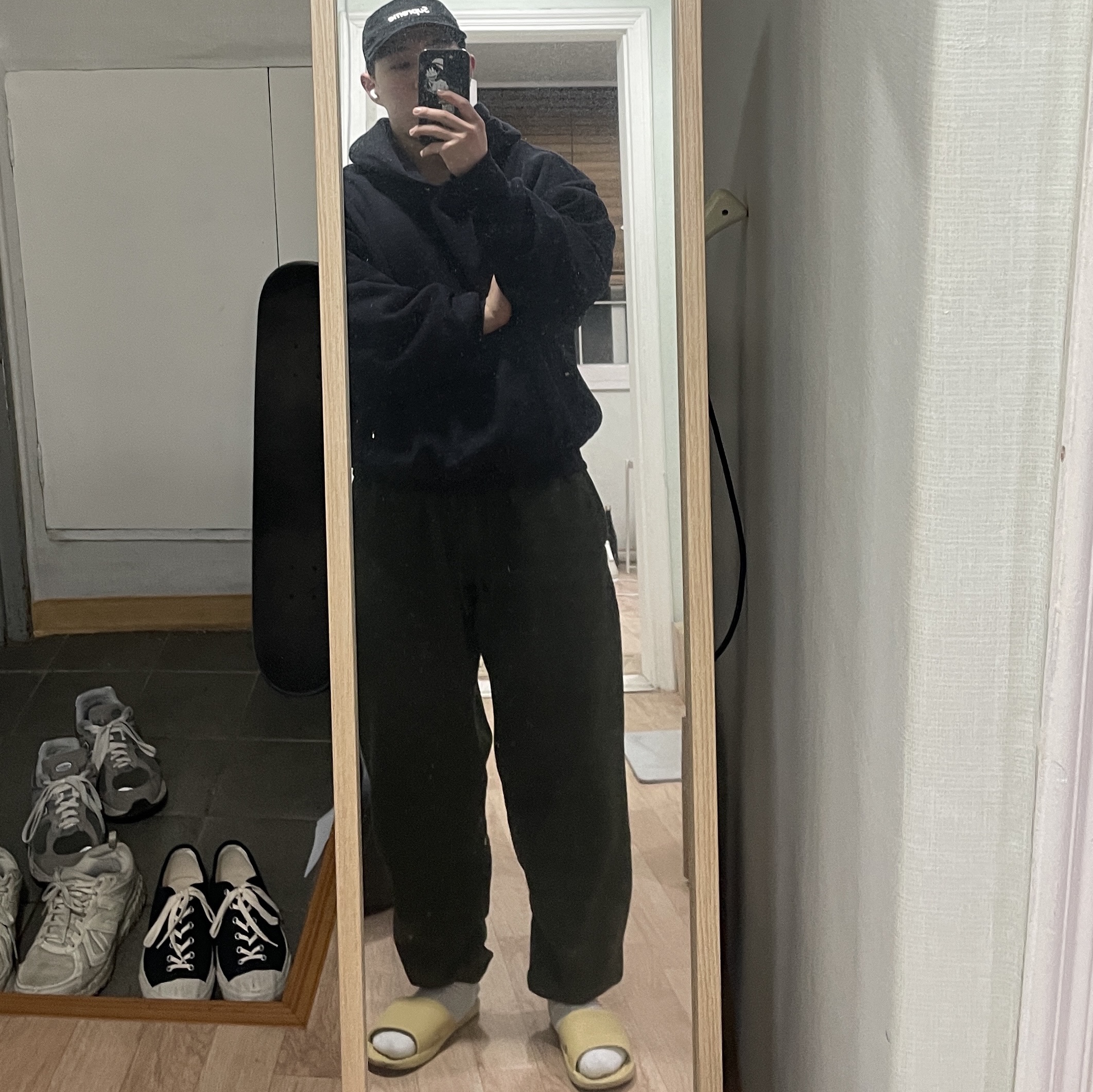 Nike x Billie Eilish NRG Fleece Pants Sequoia - US/EU 착용 스타일