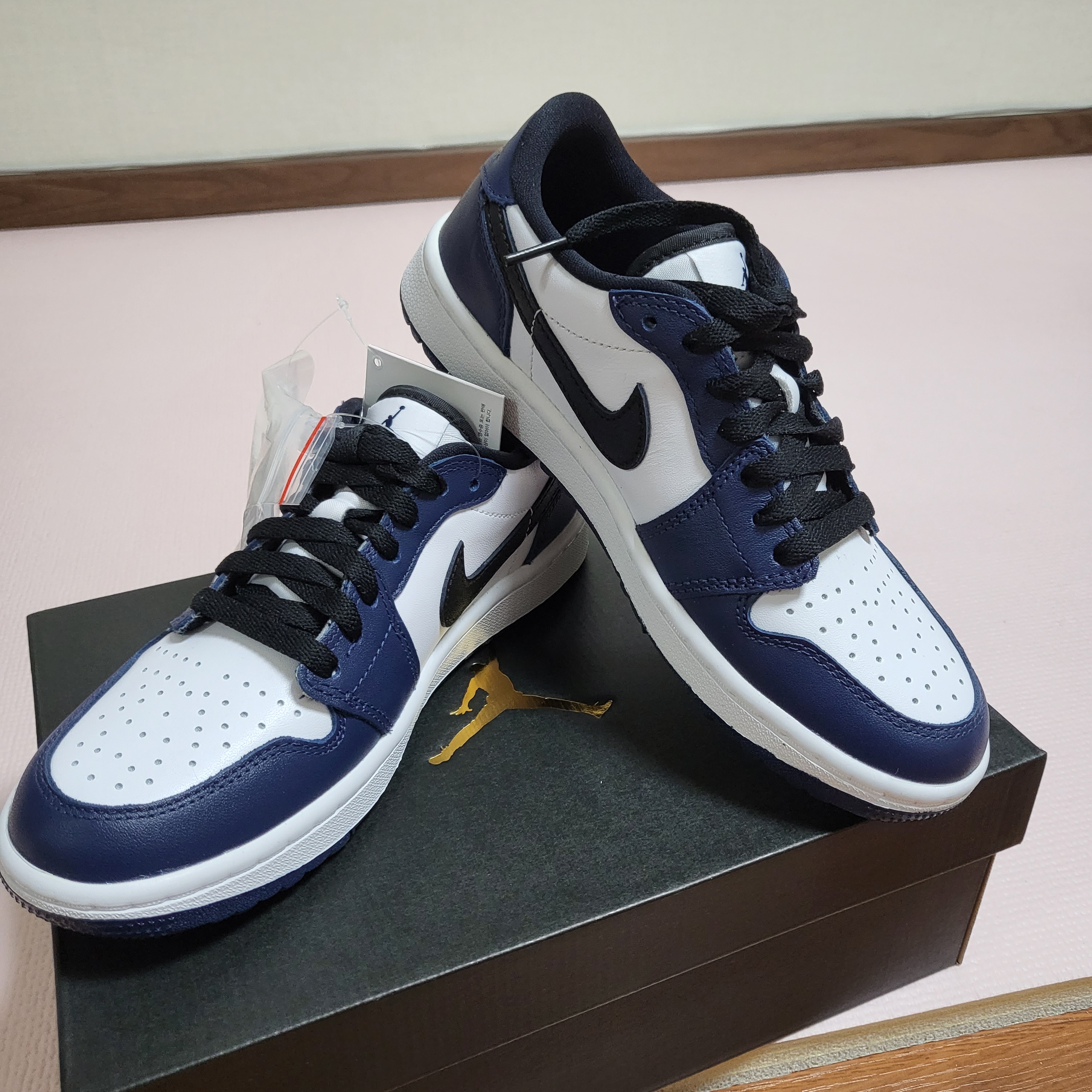 Jordan 1 Low Golf Midnight Navy 착용 스타일