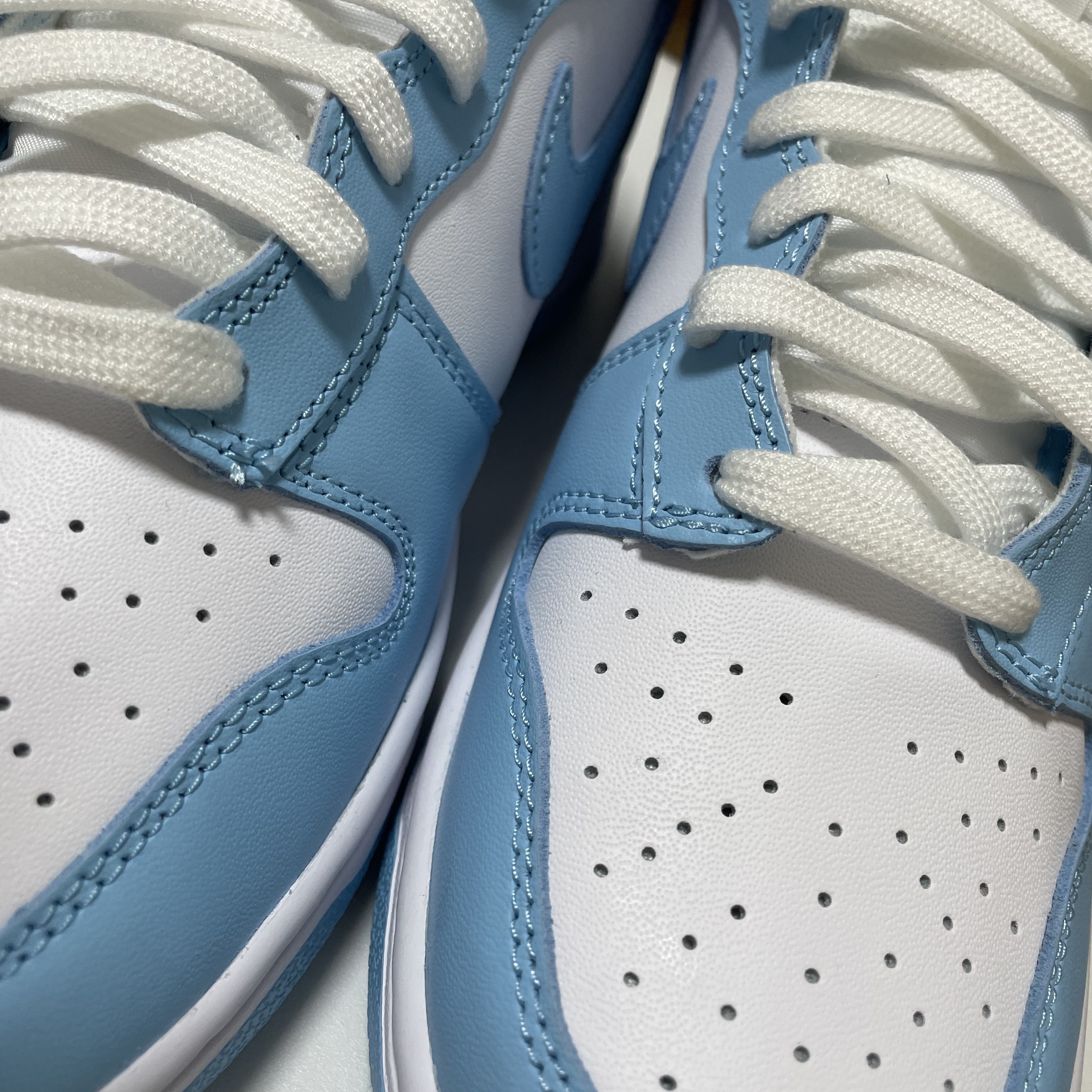 Nike Dunk High Retro Blue Chill 착용 스타일 - 3