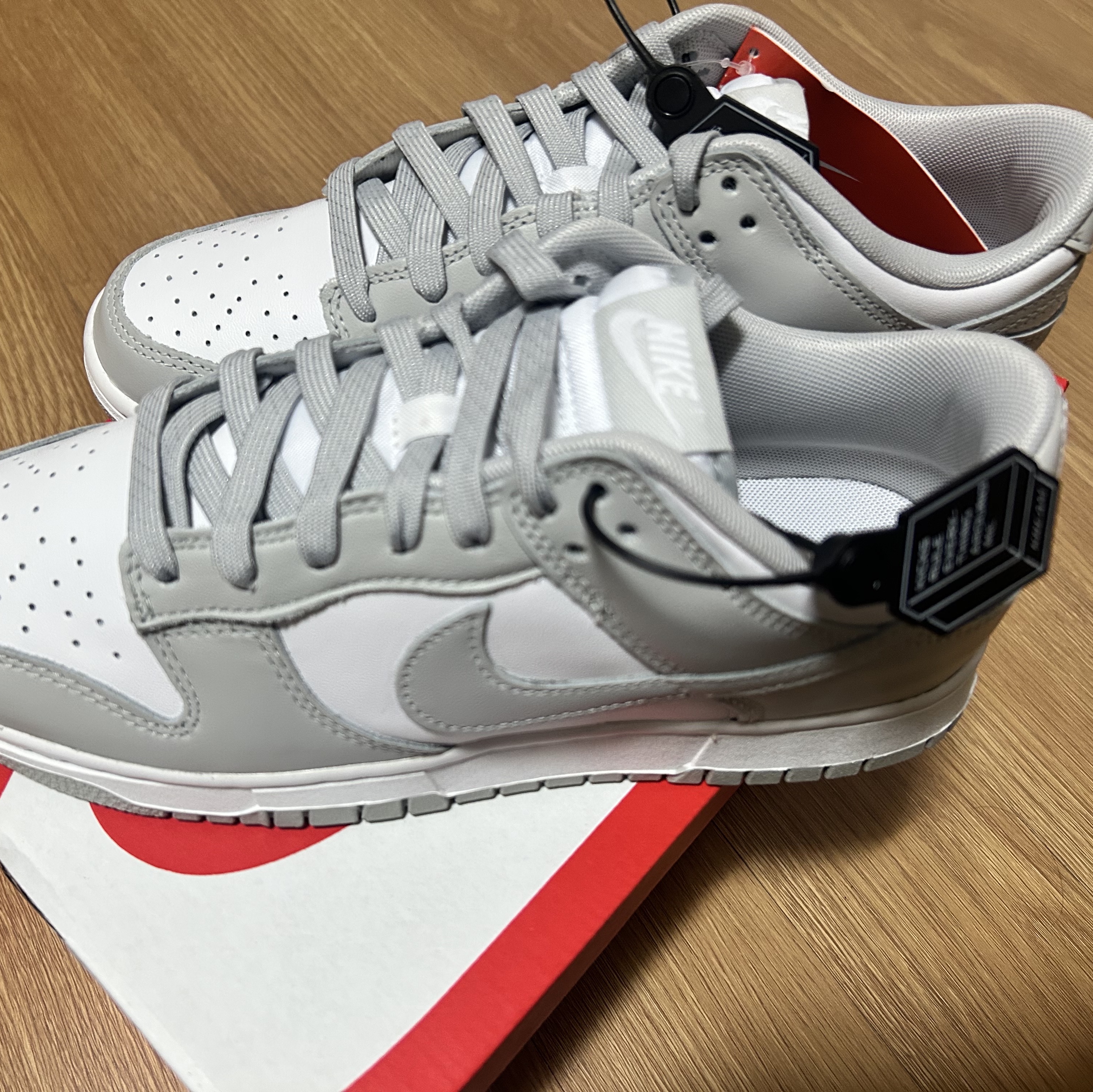 Nike Dunk Low Retro Grey Fog 착용 스타일 - 1