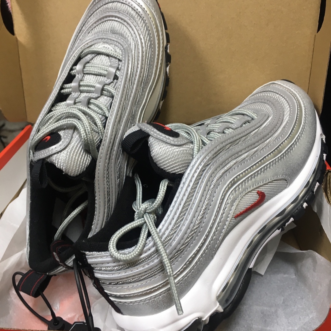 (GS) Nike Air Max 97 Silver Bullet 2022 착용 스타일 - 2