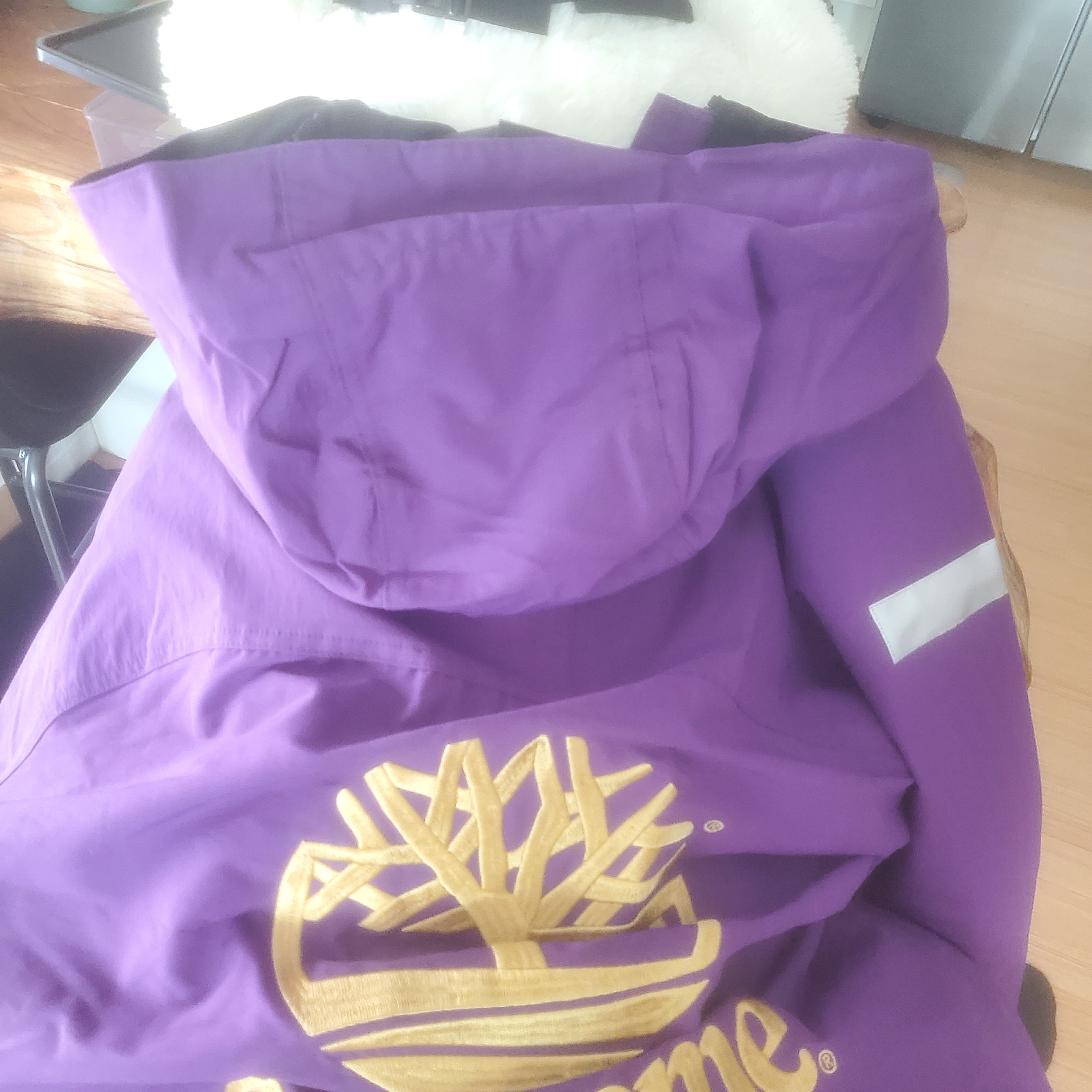 Supreme x Timberland Reflective Taping Anorak Purple - 21SS 착용 스타일 - 2