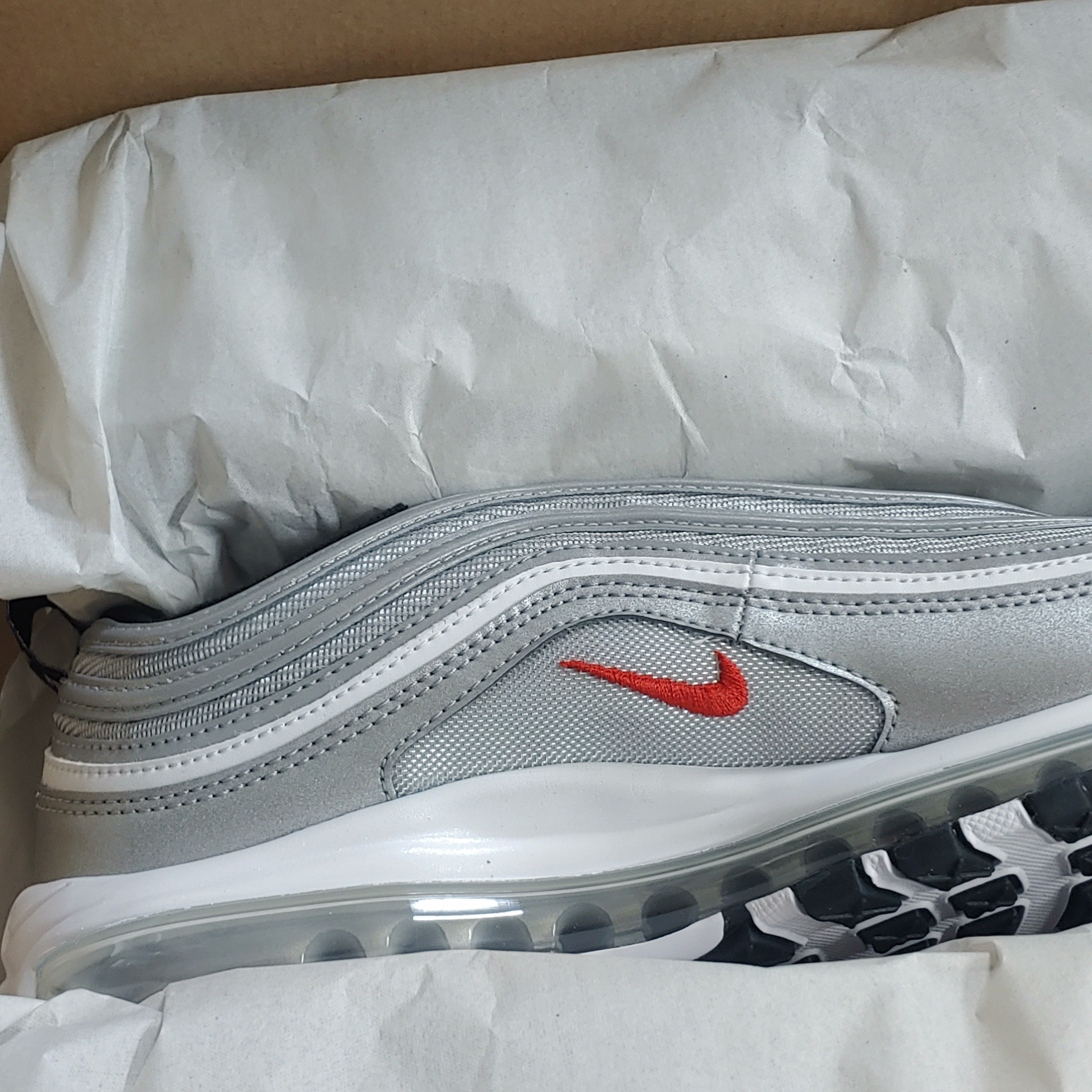 Nike Air Max 97 OG Silver Bullet 2022 착용 스타일 - 1