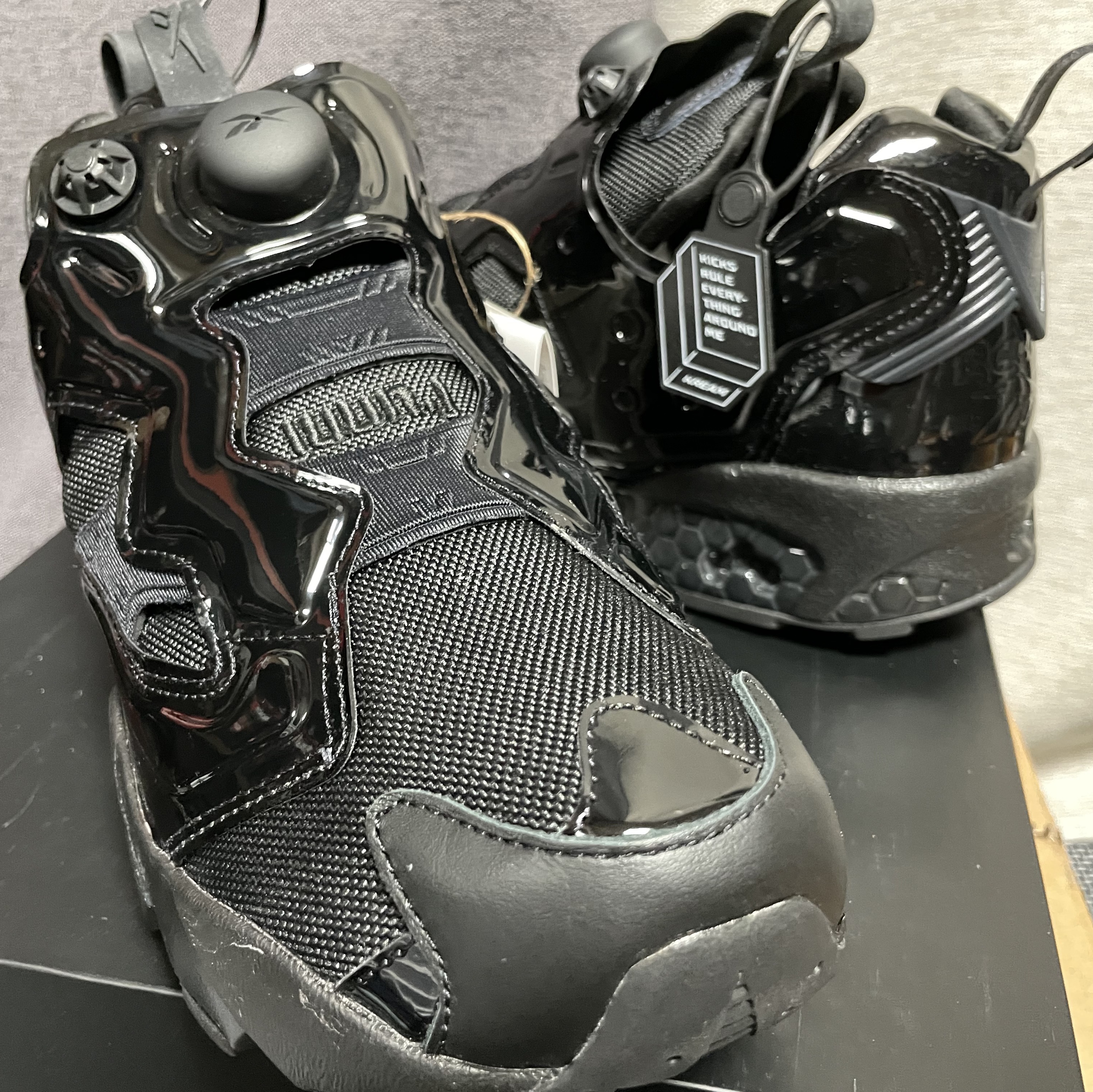 Reebok x Juun.J Instapump Fury OG Black 착용 스타일