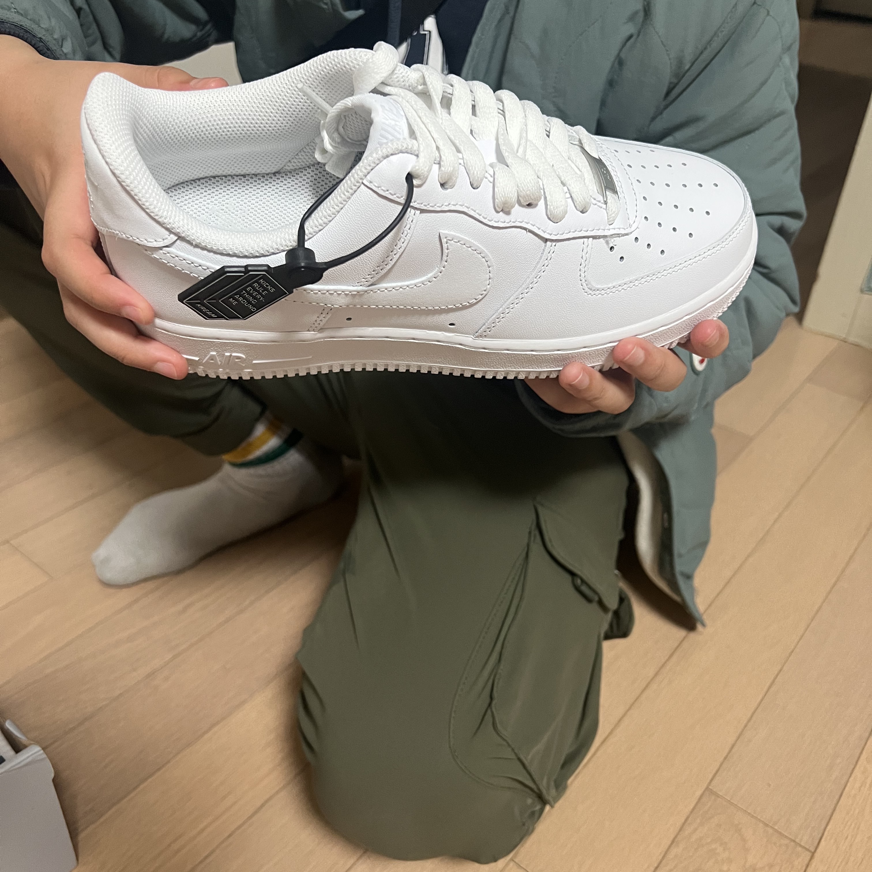 Nike Air Force 1 '07 Low White 착용 스타일