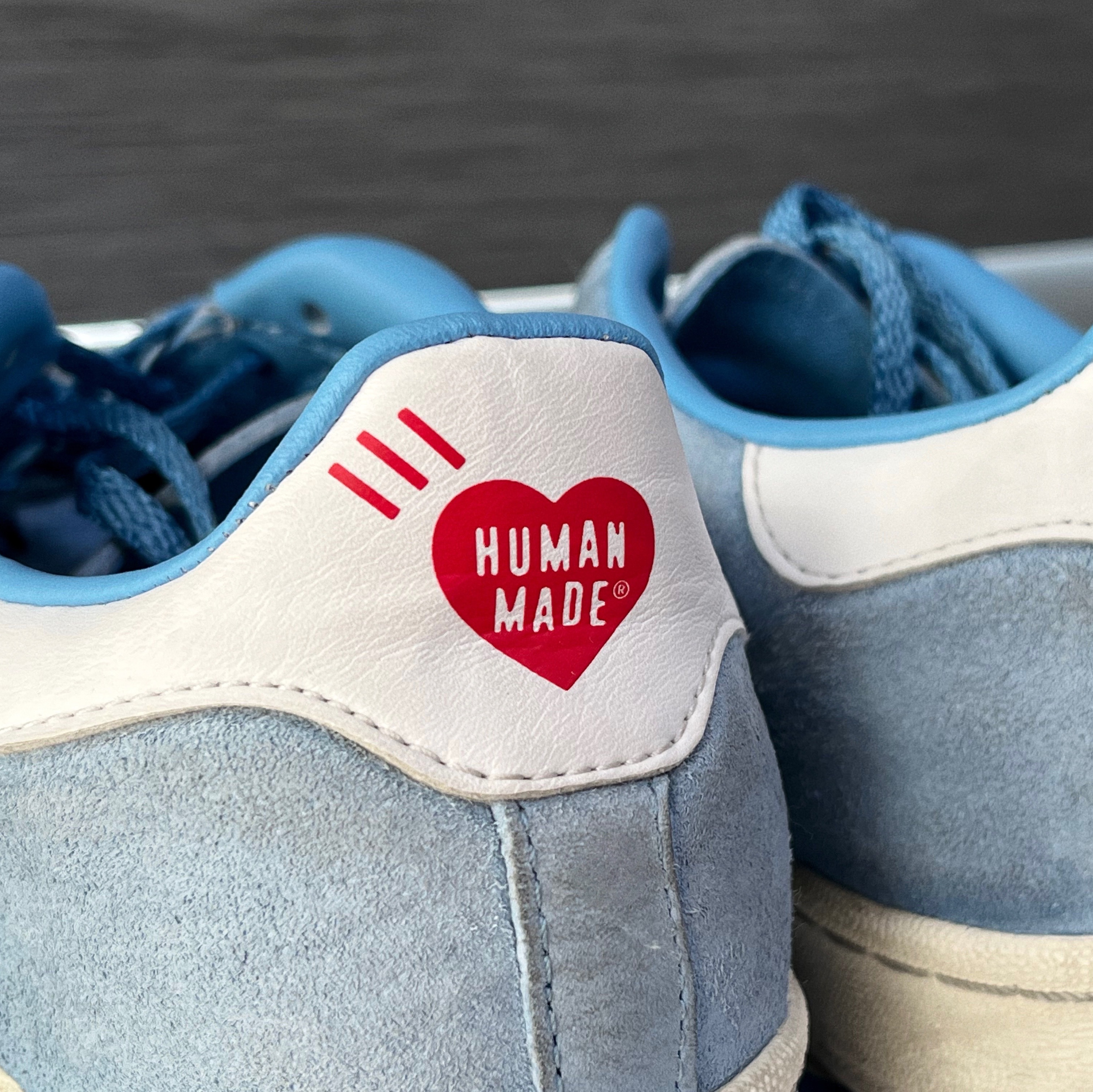 Adidas x Human Made Campus Light Blue 착용 스타일