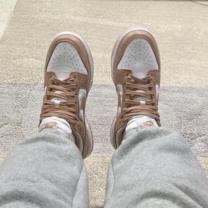 (W) Nike Dunk Low Rose Whisper 착용 스타일