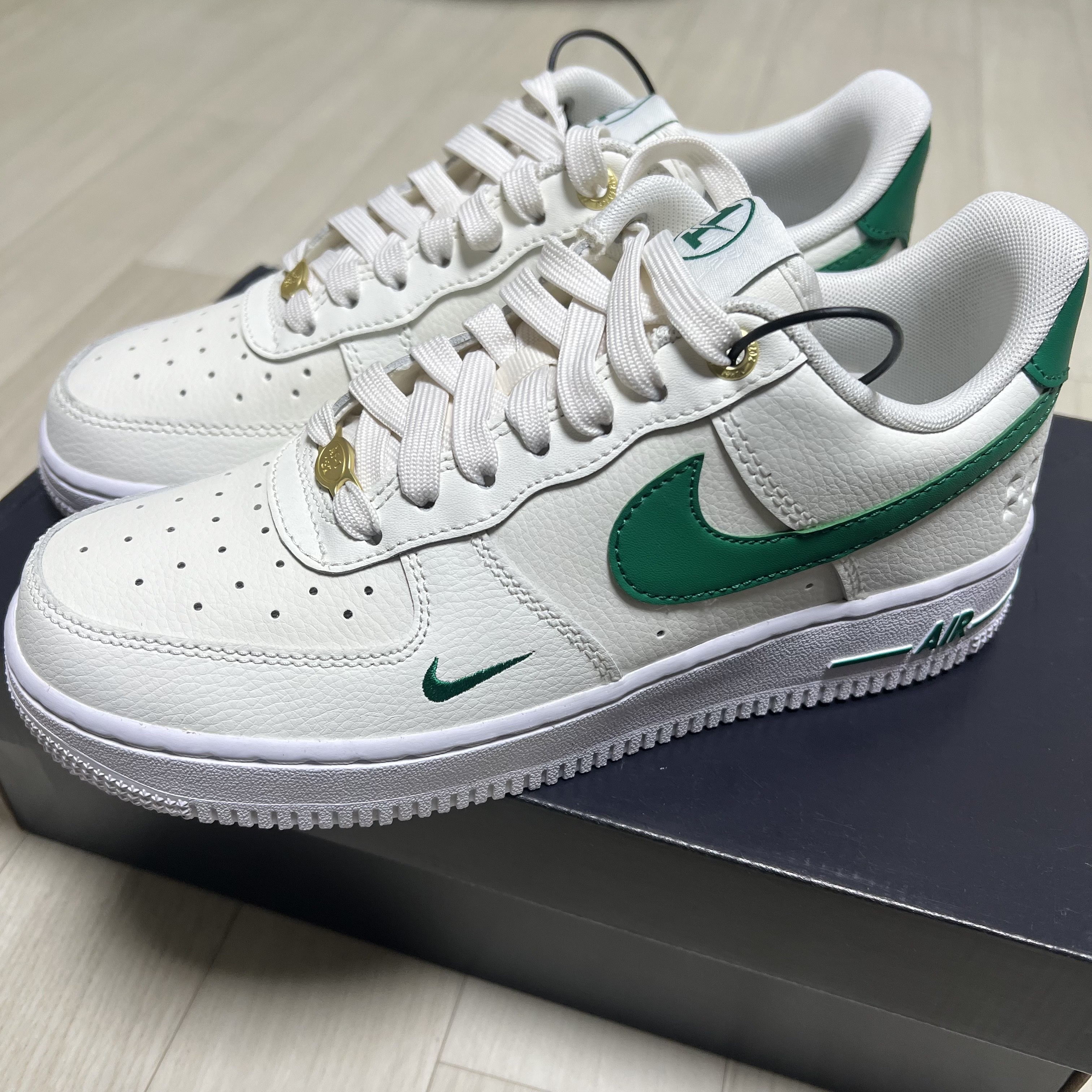 (W) Nike Air Force 1 '07 SE 40th Anniversary Join Forces Sail Malachite 착용 스타일
