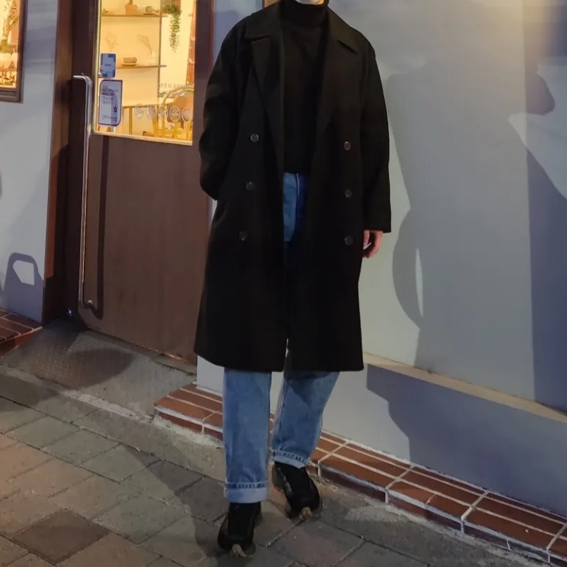 Nike x Sacai VaporWaffle Black and Gum 착용 스타일