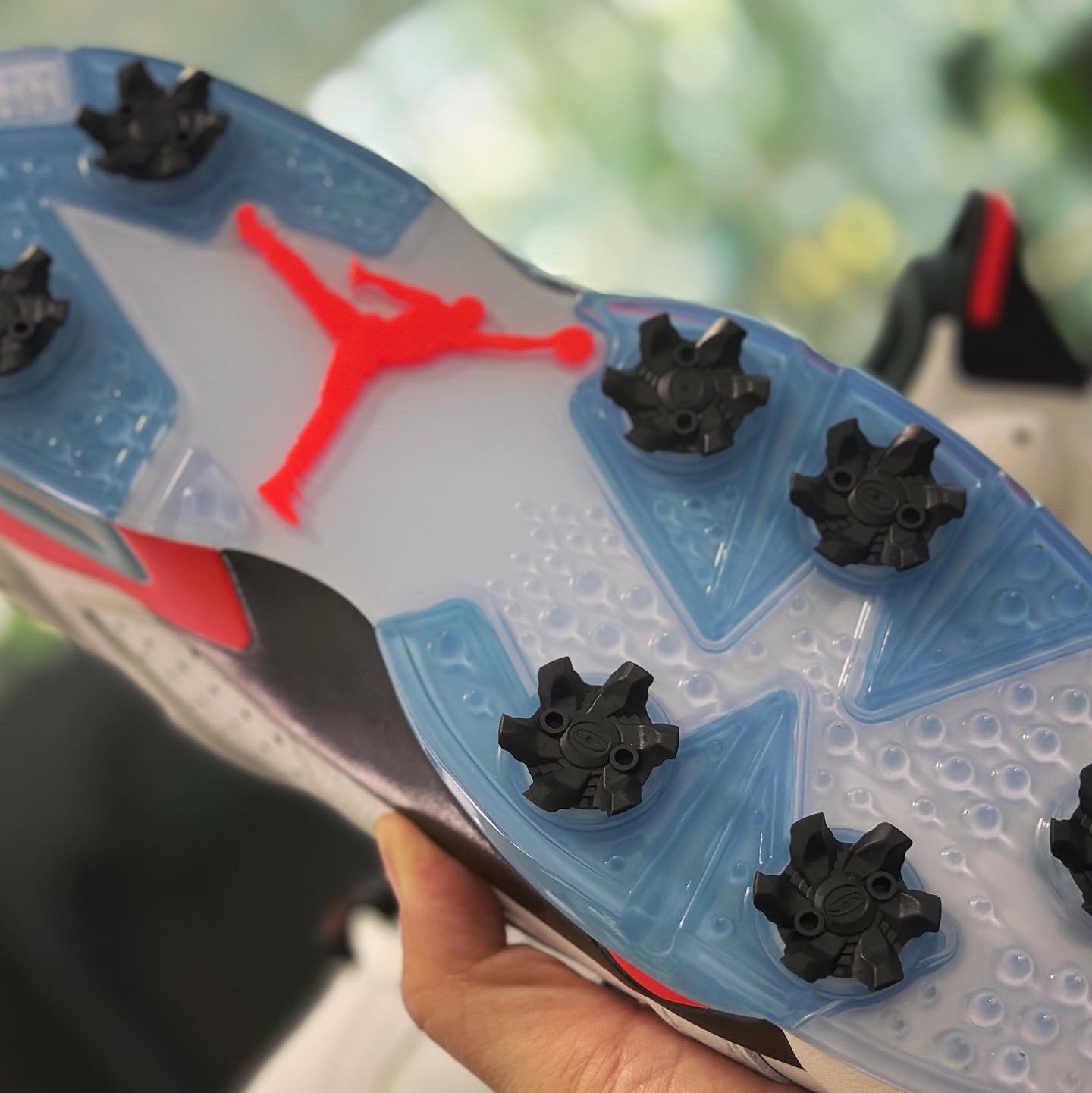 Jordan 6 Retro Low Golf White Infrared 23 착용 스타일 - 3