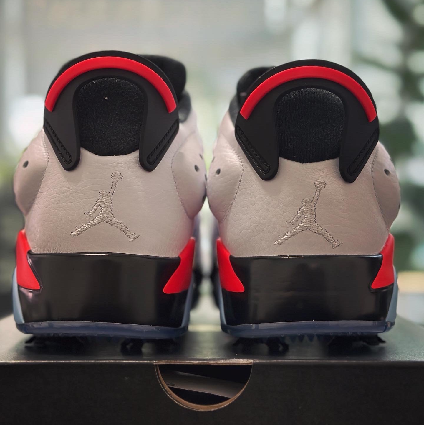 Jordan 6 Retro Low Golf White Infrared 23 착용 스타일 - 5