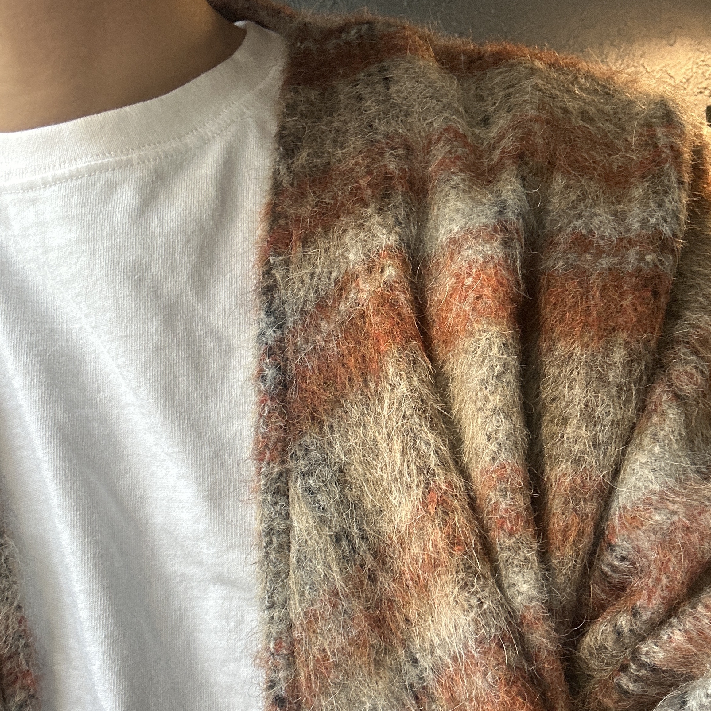 Our Legacy Cardigan Mohair Ament Check 착용 스타일