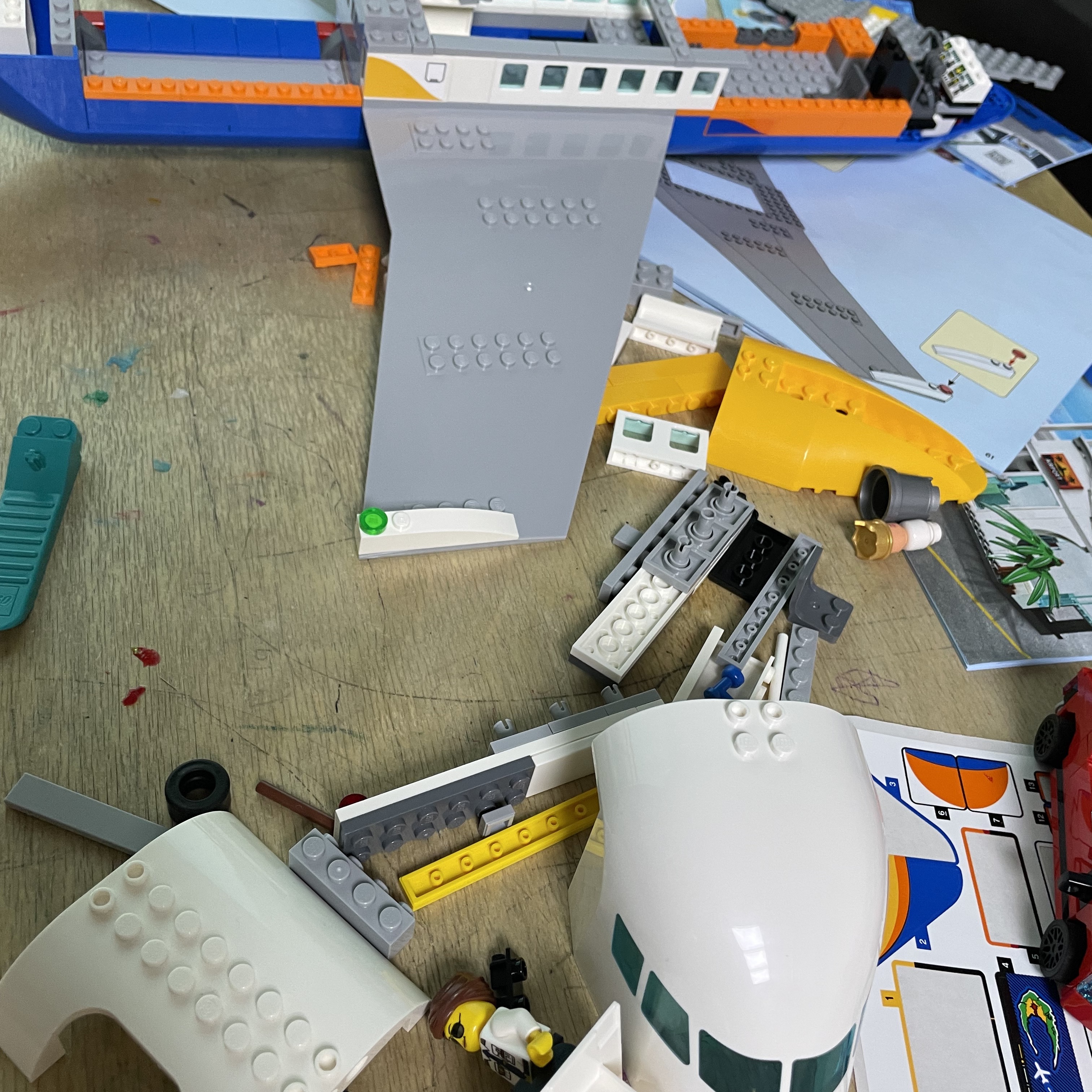 Lego Passenger Airplane 착용 스타일