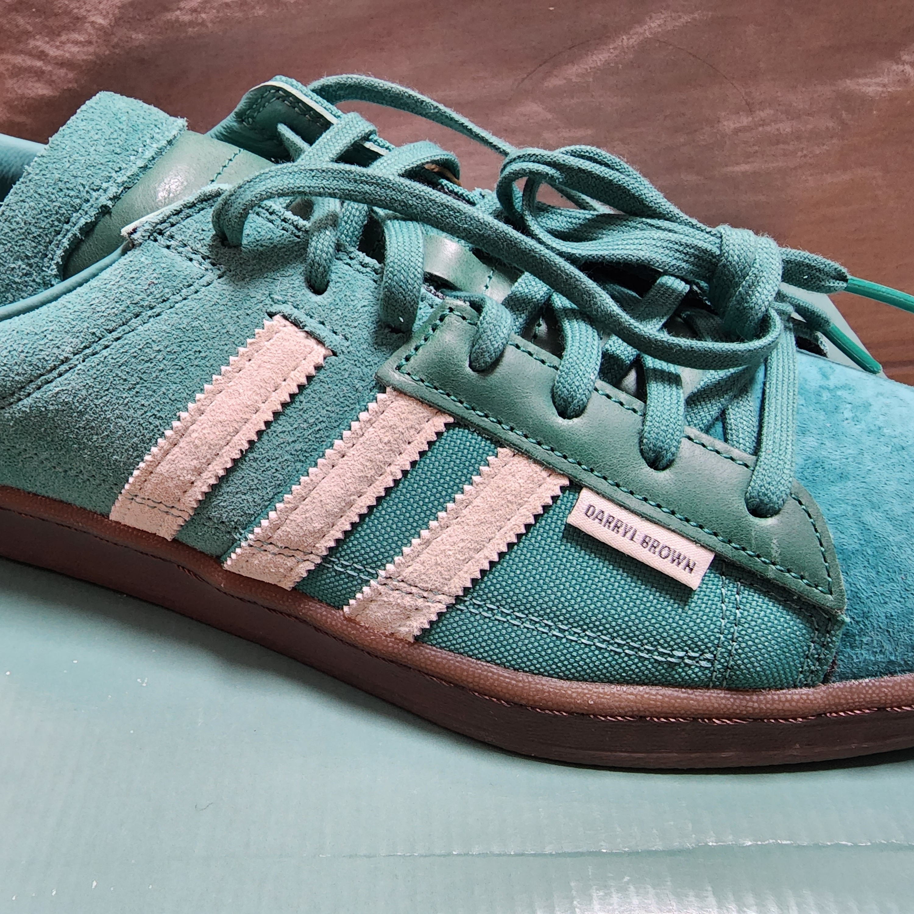 Adidas x Darryl Brown Campus 80 Active Green 착용 스타일 - 2
