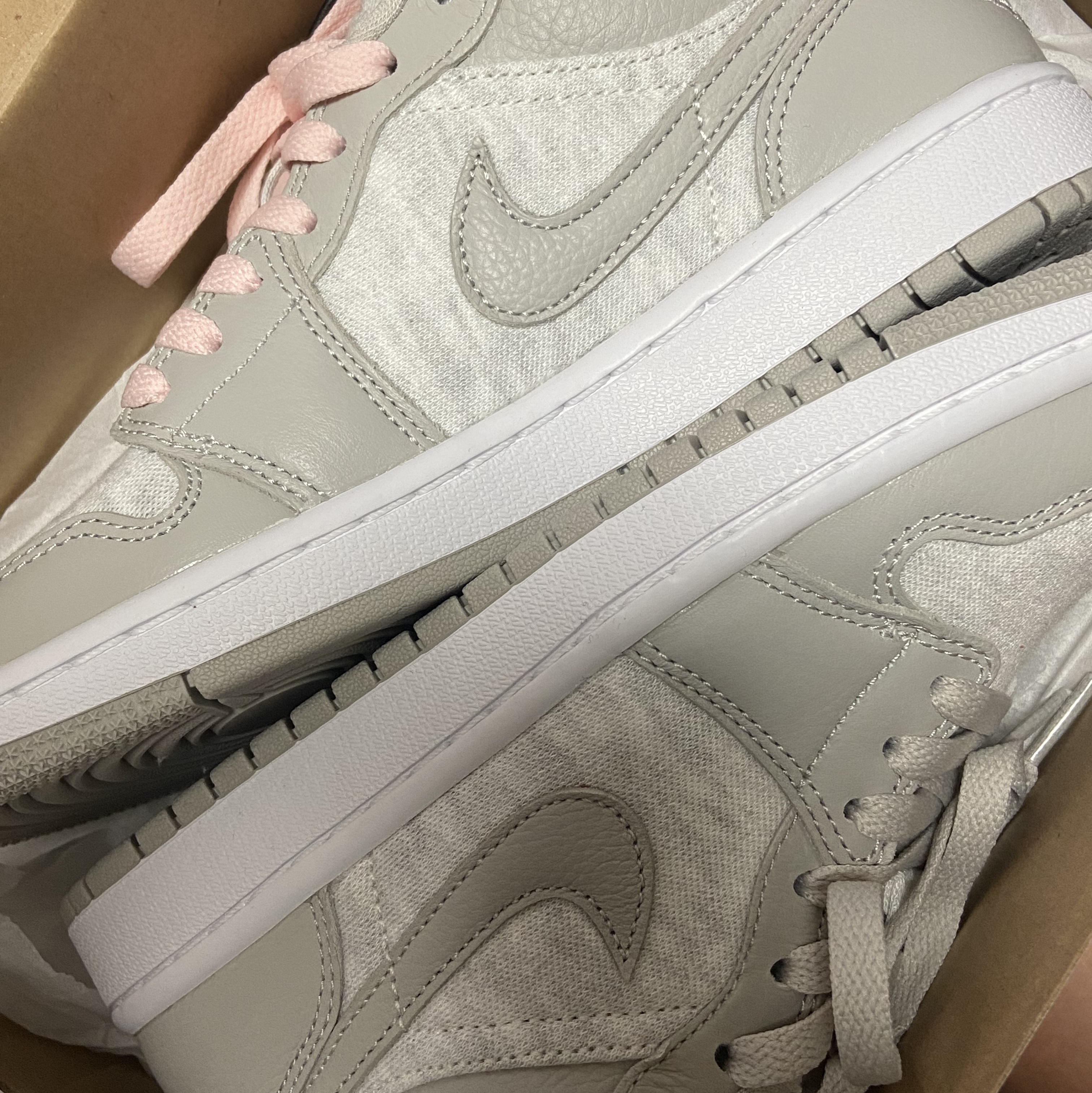 (W) Jordan 1 Low SE Light Iron Ore Atmosphere 착용 스타일 - 2