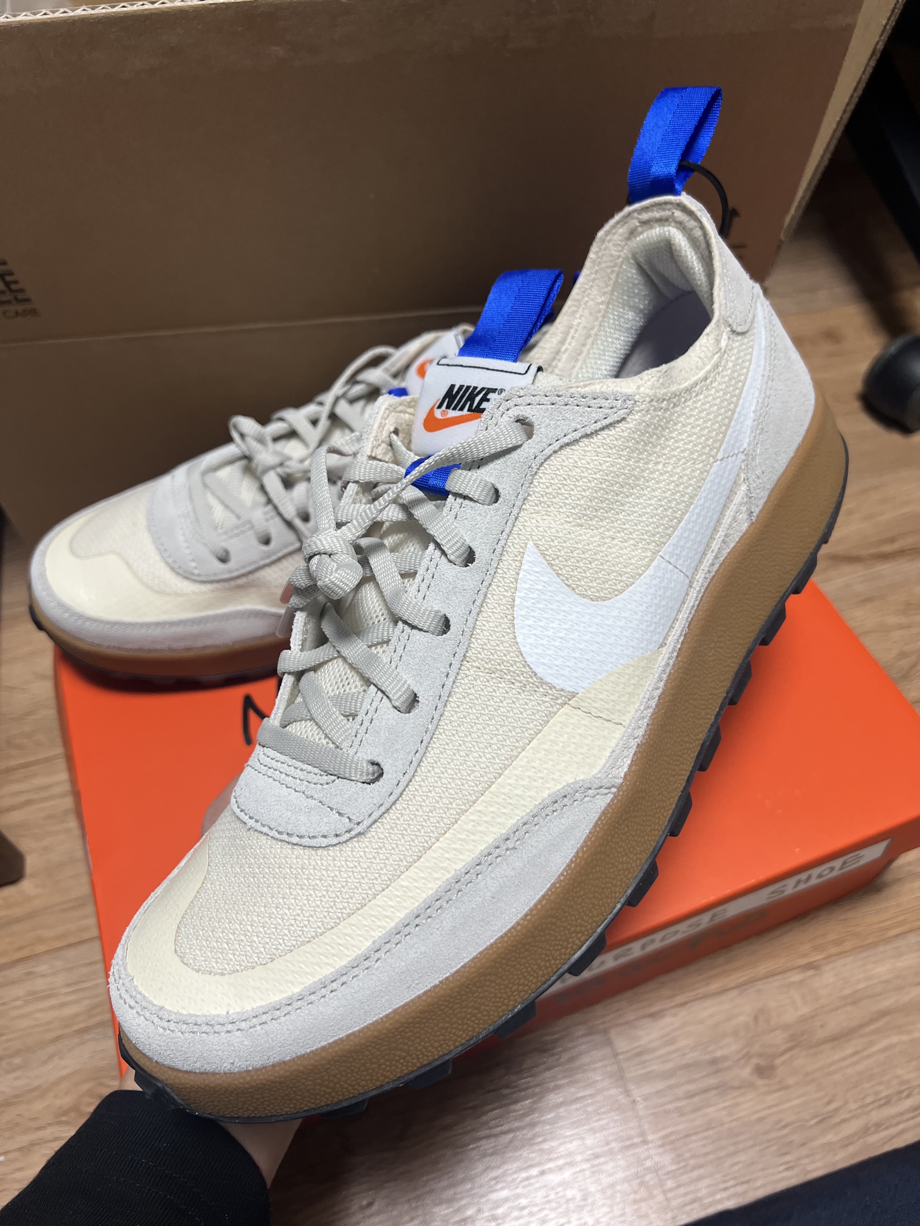 Nike x Tom Sachs General Purpose Shoe Light Cream 착용 스타일 - 1
