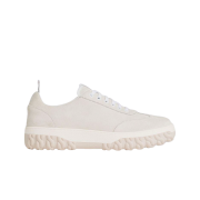 Thom Browne Calf Suede Cable Knit Sole Field Shoes White