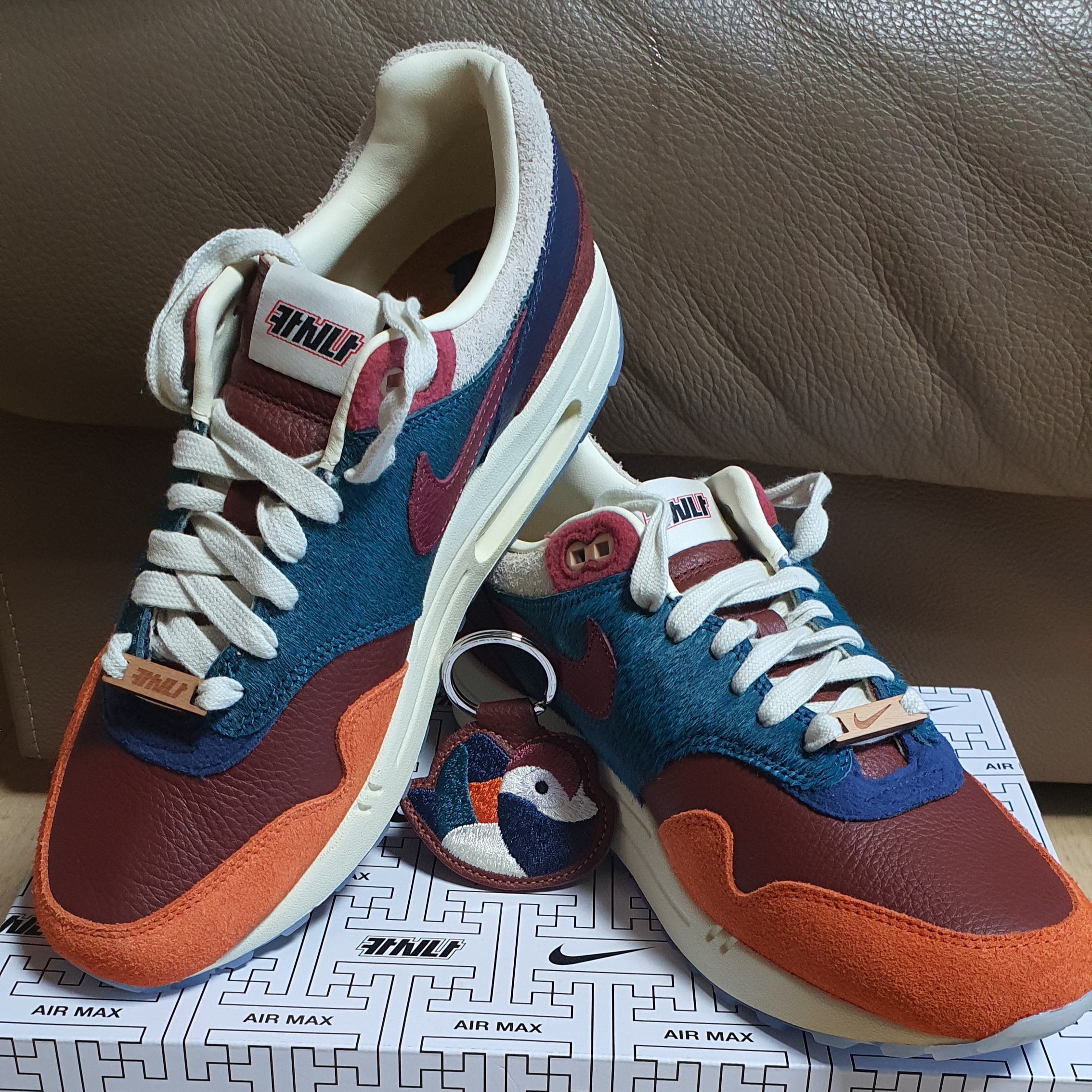 Nike x Kasina Air Max 1 SP Won-Ang Orange 착용 스타일
