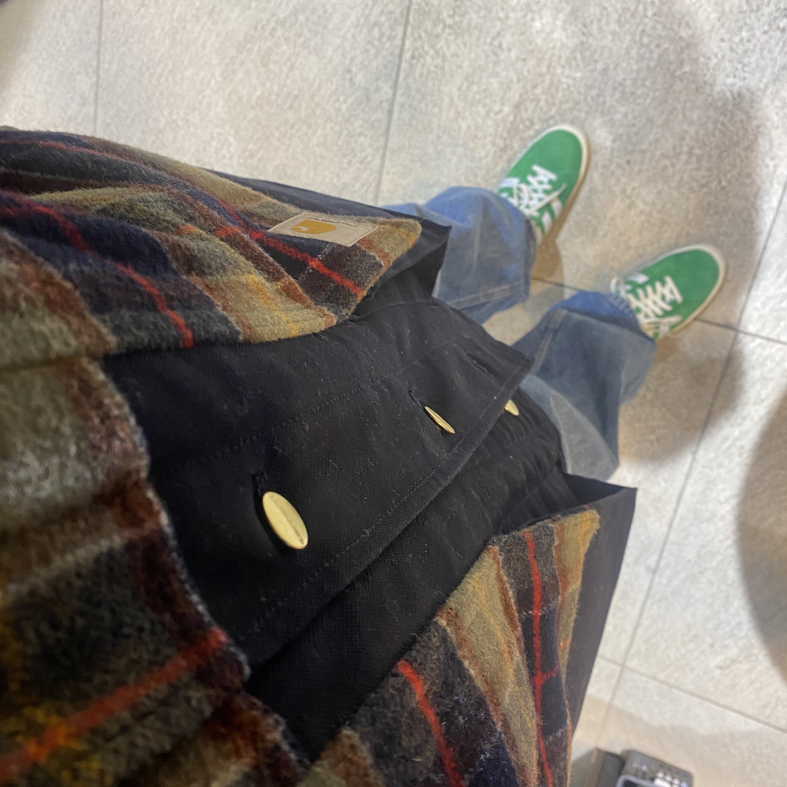 Adidas x Human Made Campus Green 착용 스타일 - 1