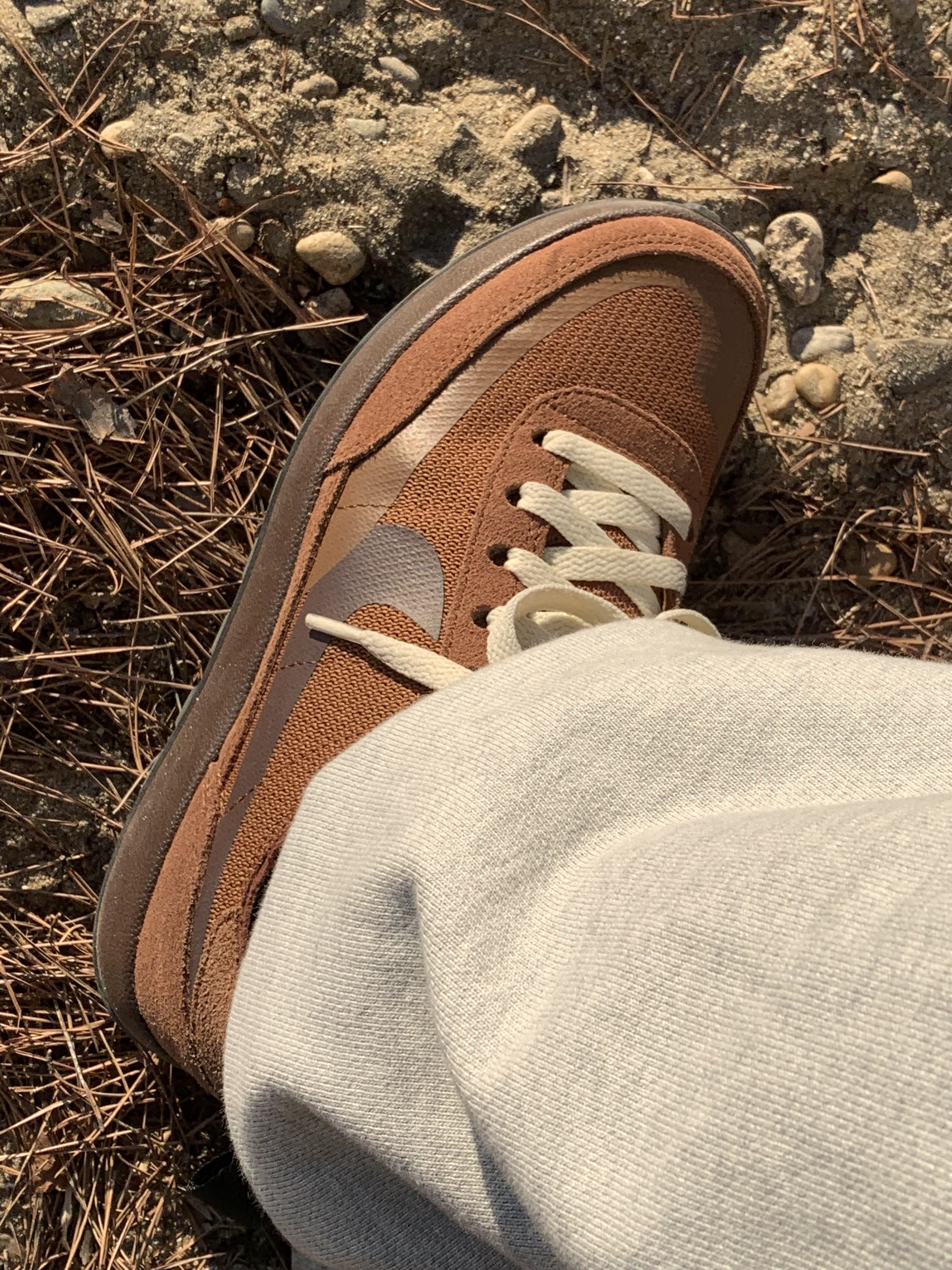 Nike x Tom Sachs General Purpose Shoe Brown 착용 스타일 - 2