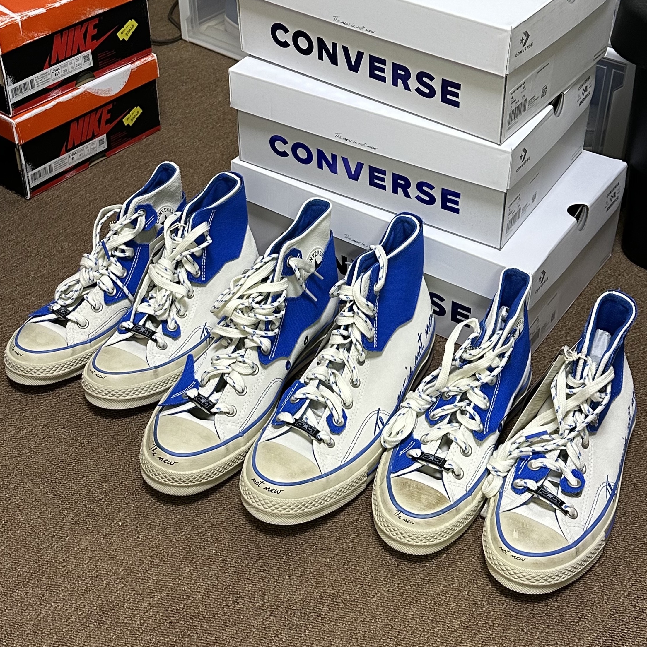 Converse x Ader Error Chuck 70 High White 착용 스타일 - 2