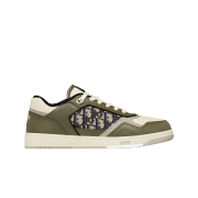 Dior B27 Low-Top Sneakers Olive Cream